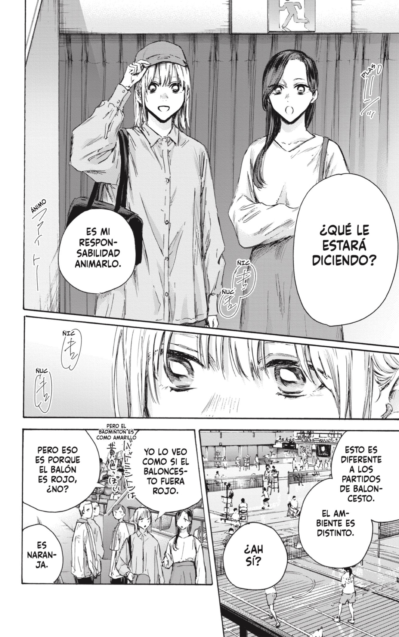 Ao no Hako Capitulo 137: El chico que la cargaba página 8