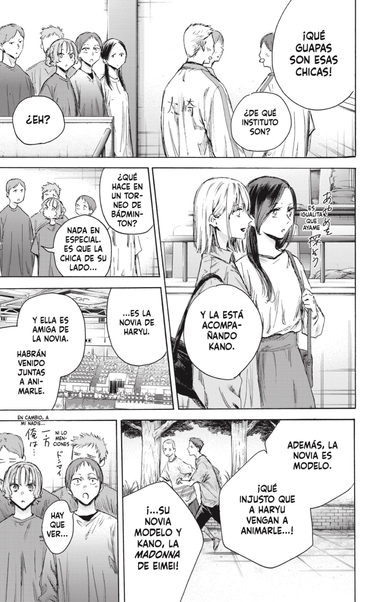 Ao no Hako Capitulo 137: El chico que la cargaba página 9