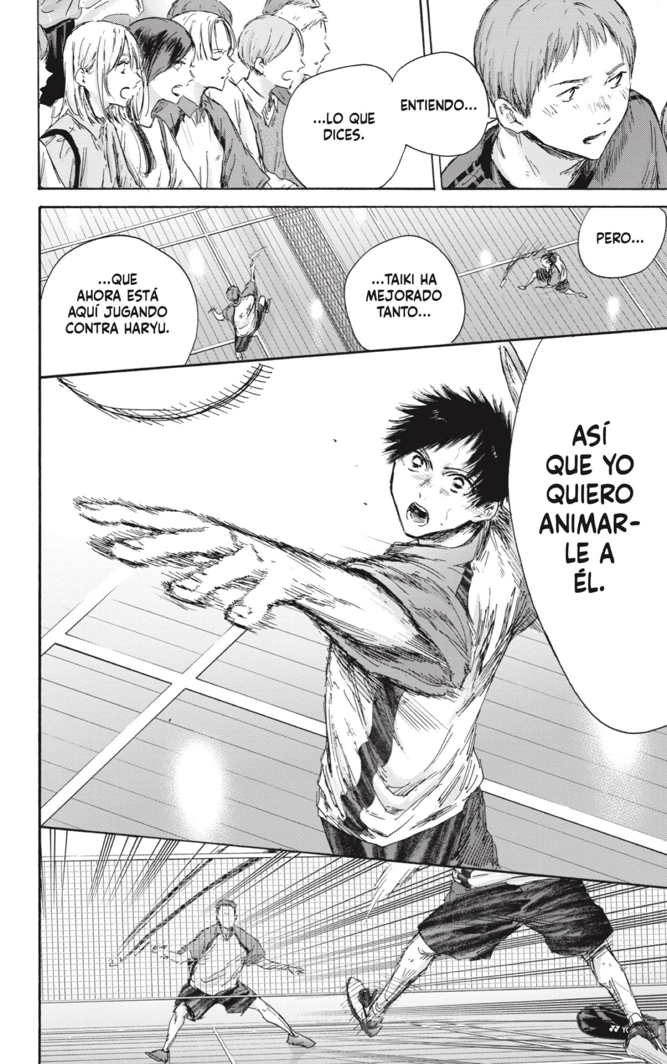 Ao no Hako Capitulo 138: Un día de bádminton página 18