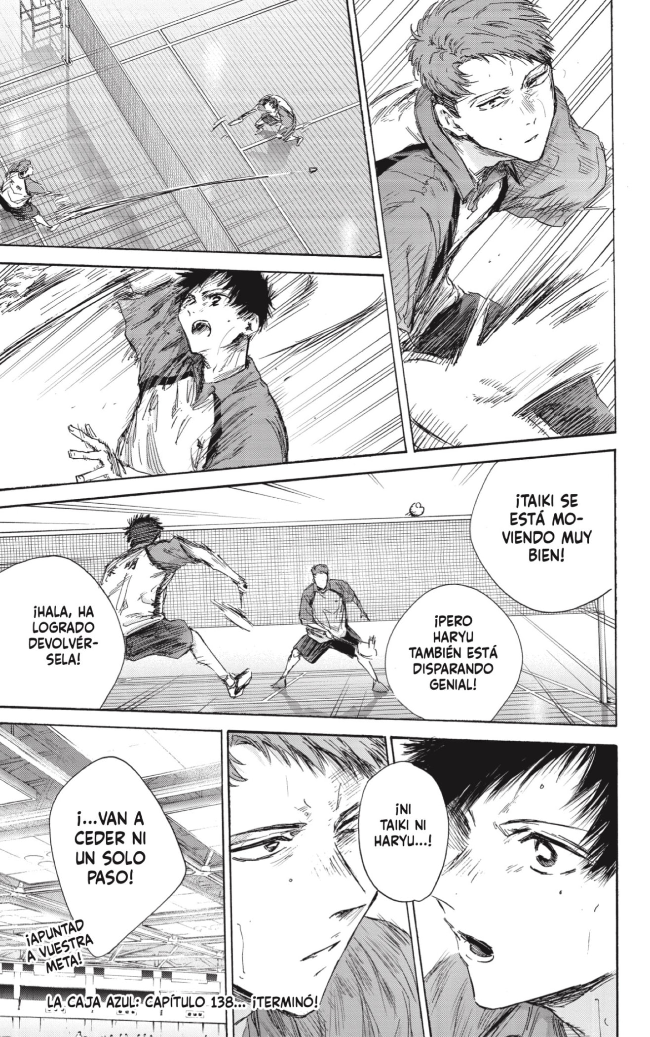 Ao no Hako Capitulo 138: Un día de bádminton página 19