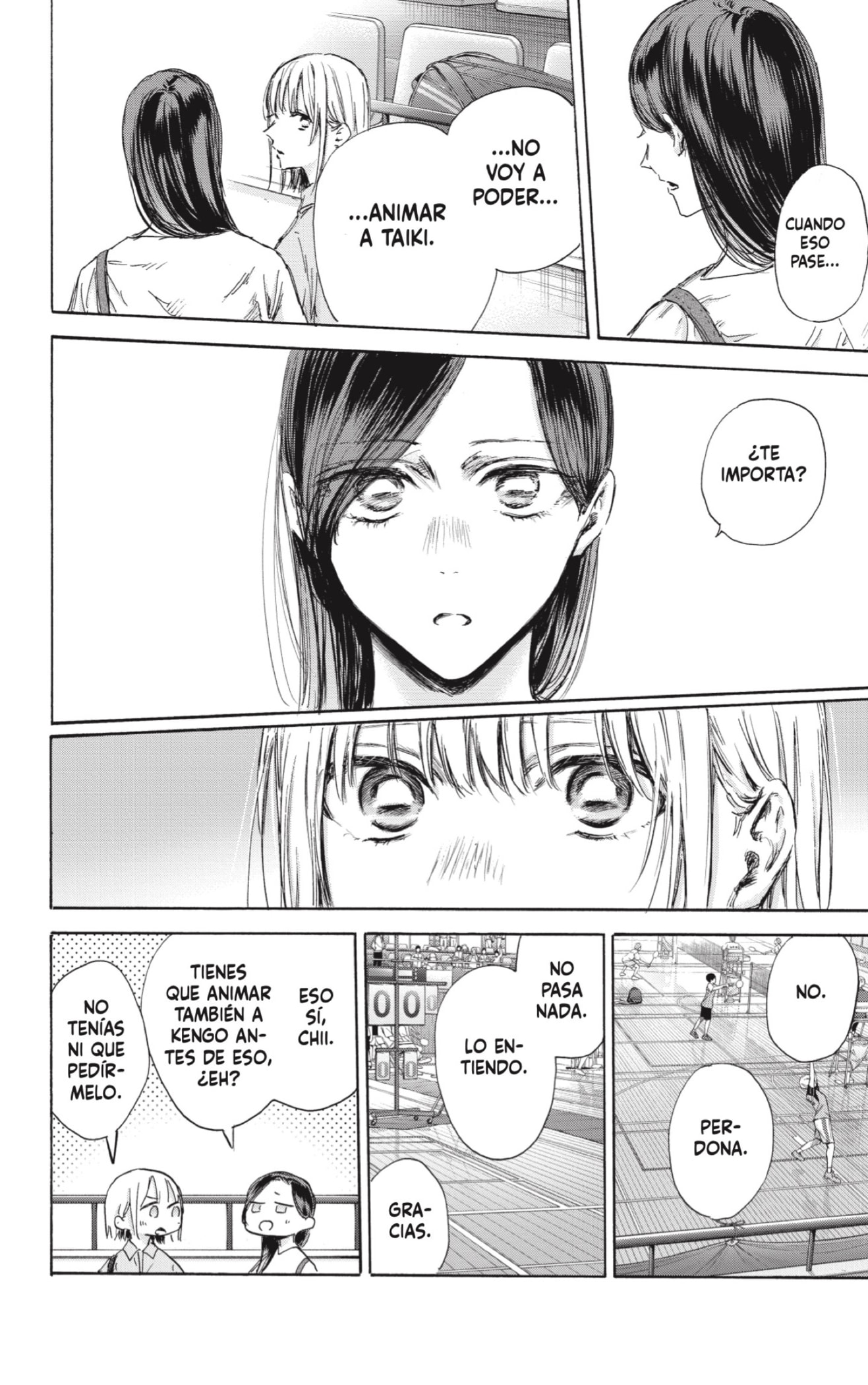 Ao no Hako Capitulo 138: Un día de bádminton página 4