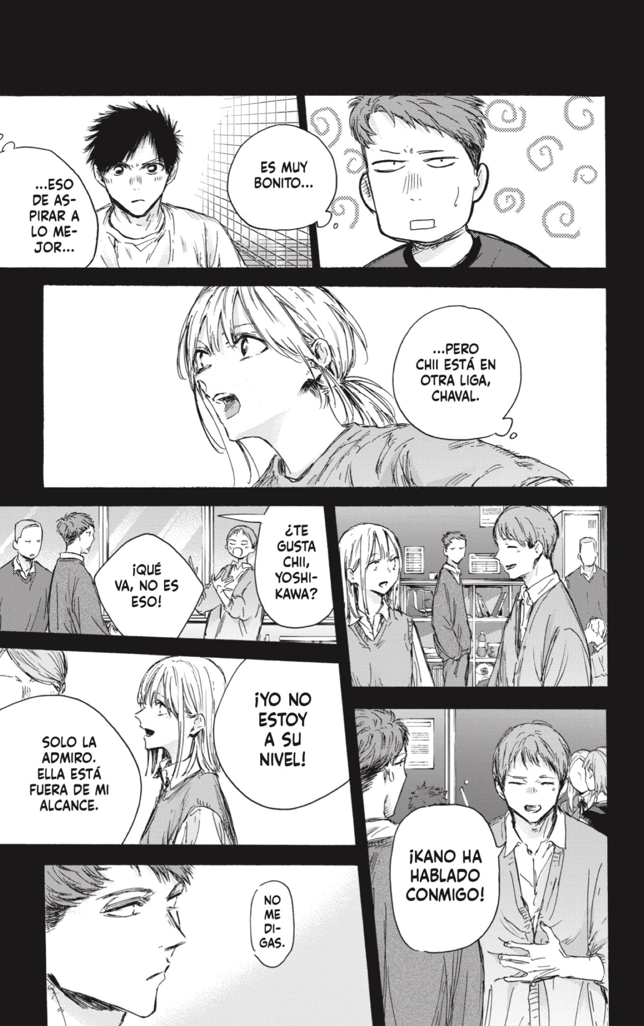Ao no Hako Capitulo 140: Lo que siento como su senpai página 5
