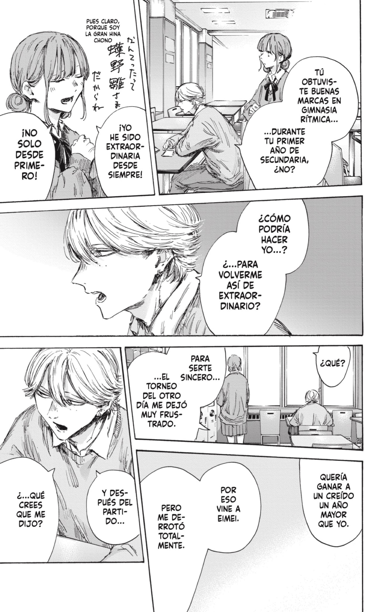 Ao no Hako Capitulo 145: Ella realmente es fuerte página 9
