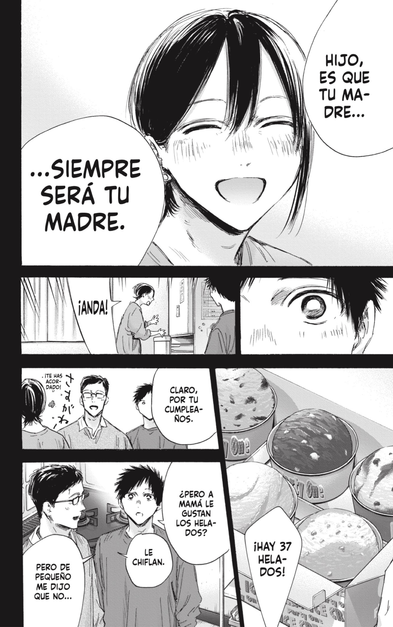 Ao no Hako Capitulo 153: No comen helado página 16