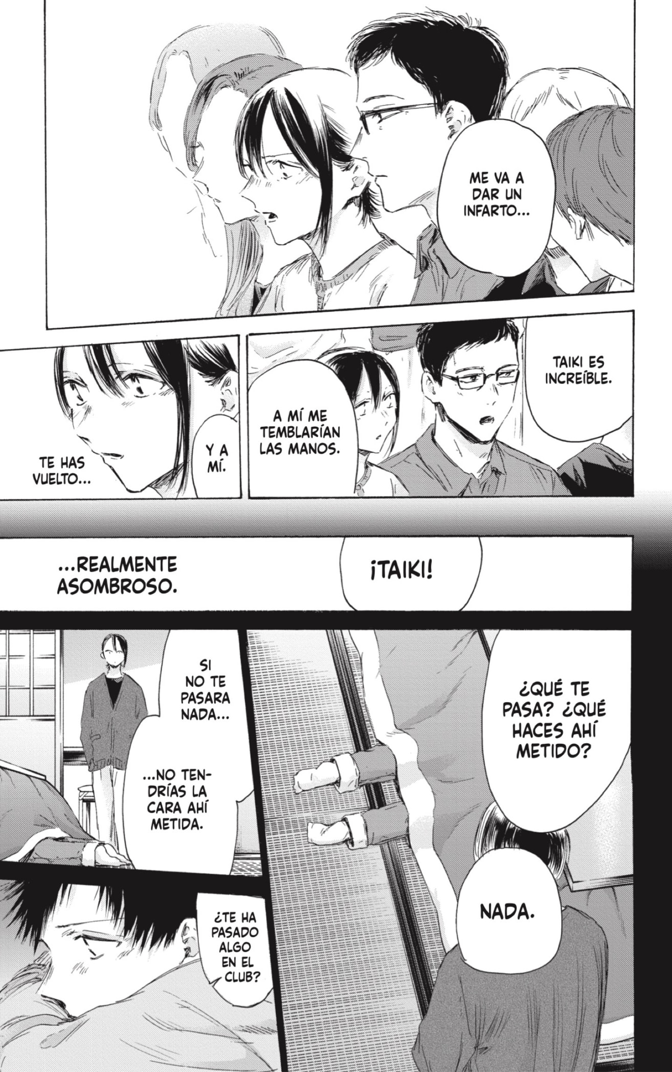 Ao no Hako Capitulo 153: No comen helado página 7