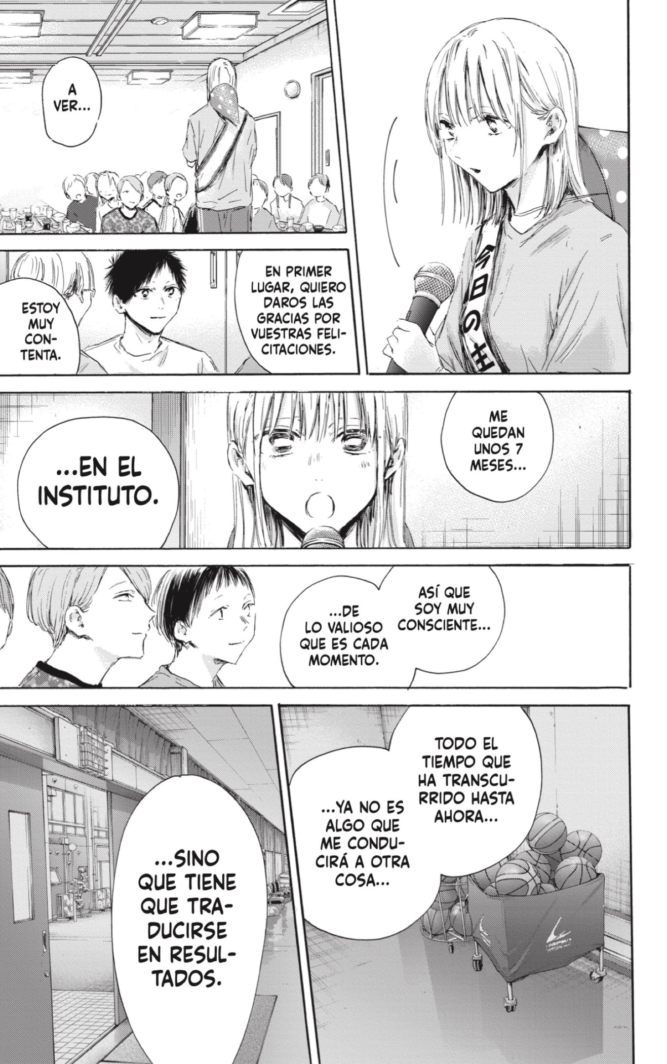 Ao no Hako Capitulo 159: Protagonista de hoy página 7