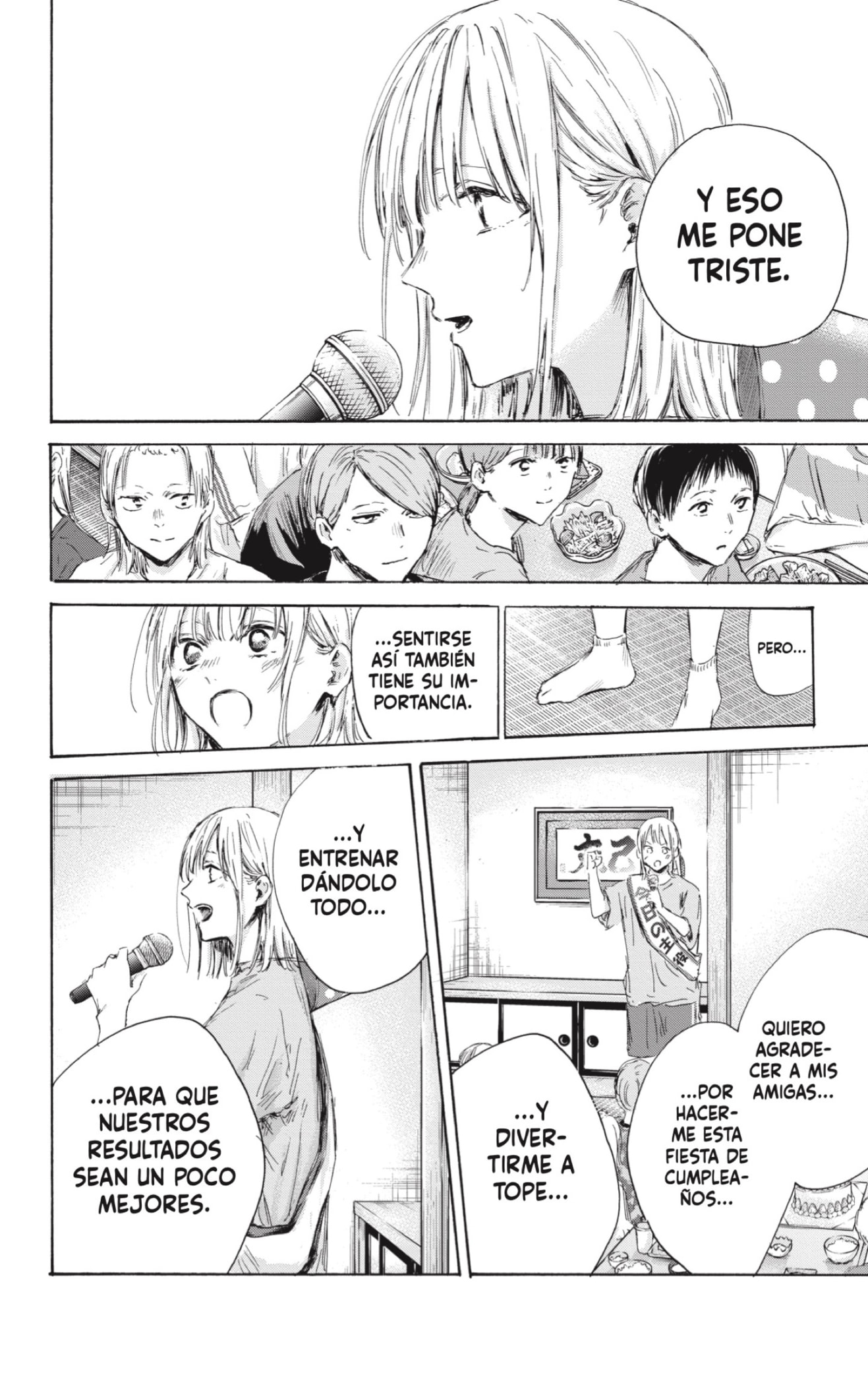 Ao no Hako Capitulo 159: Protagonista de hoy página 8