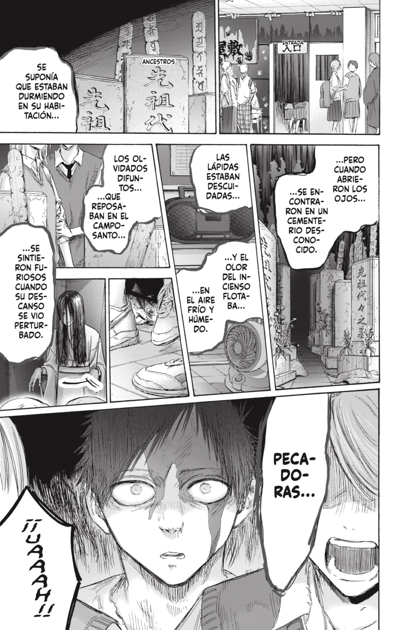 Ao no Hako Capitulo 165: Casa de los sustos página 3