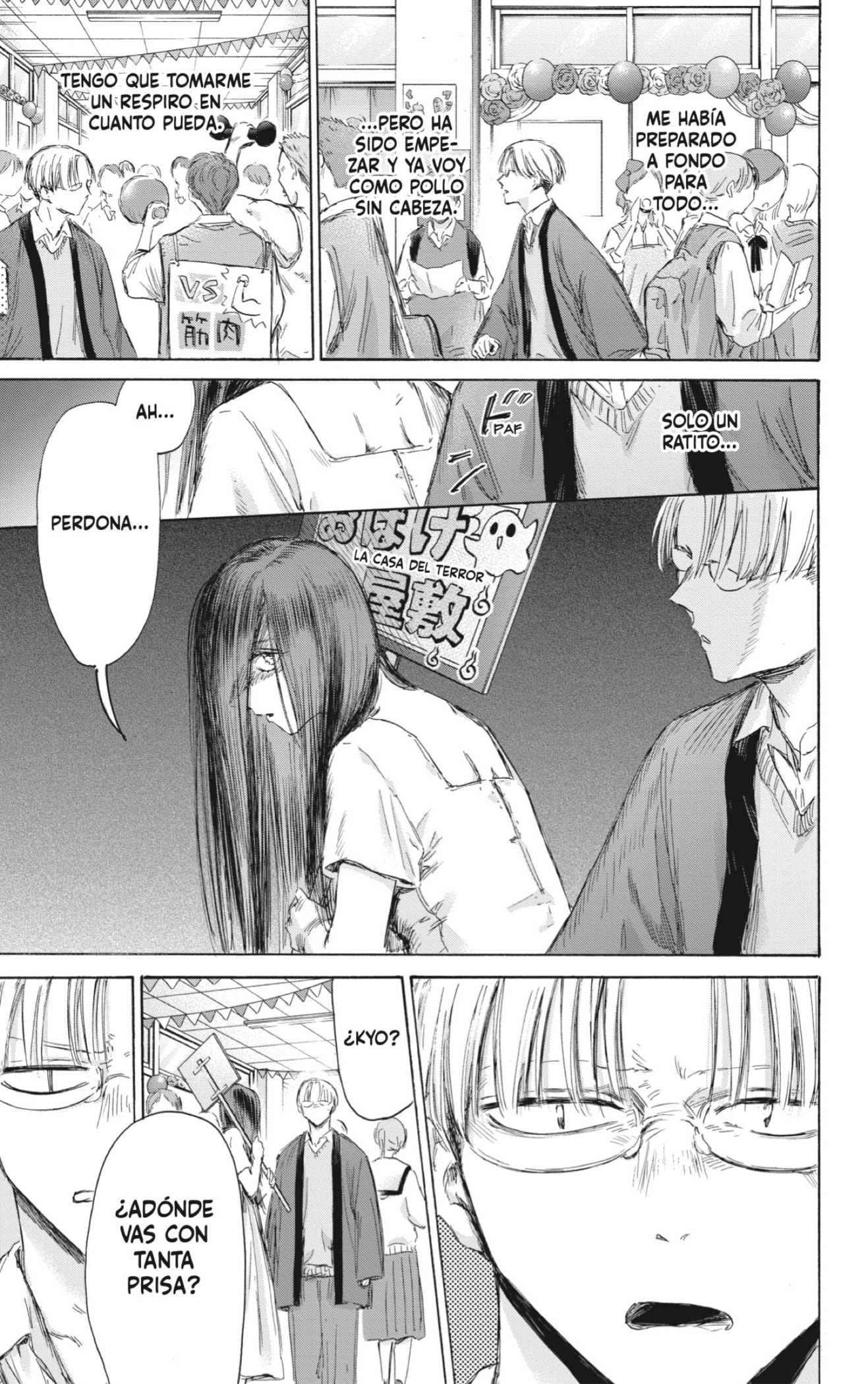 Ao no Hako Capitulo 165: Casa de los sustos página 9