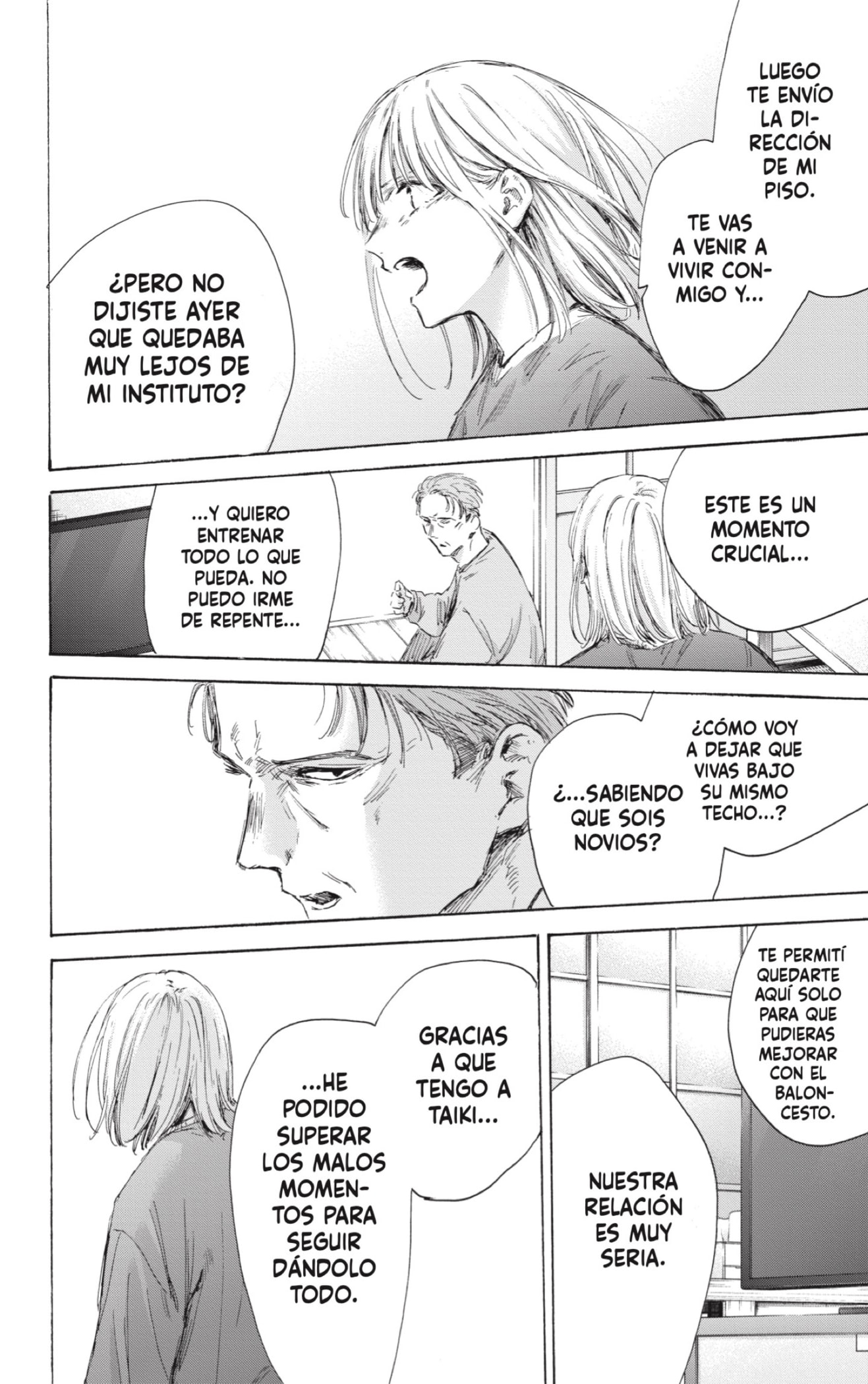 Ao no Hako Capitulo 173: Déjame llevar algo de ese peso. página 8