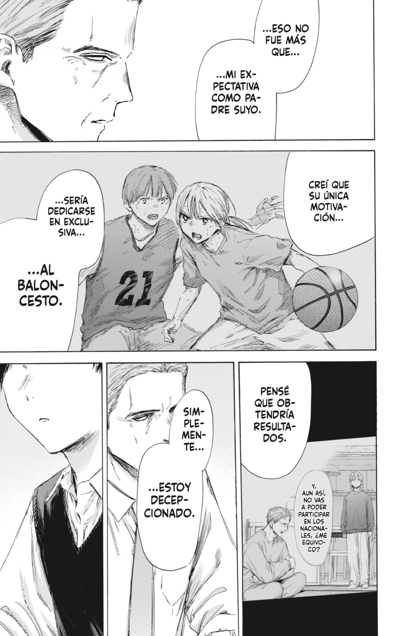 Ao no Hako Capitulo 174: Fue solo el basketball página 17