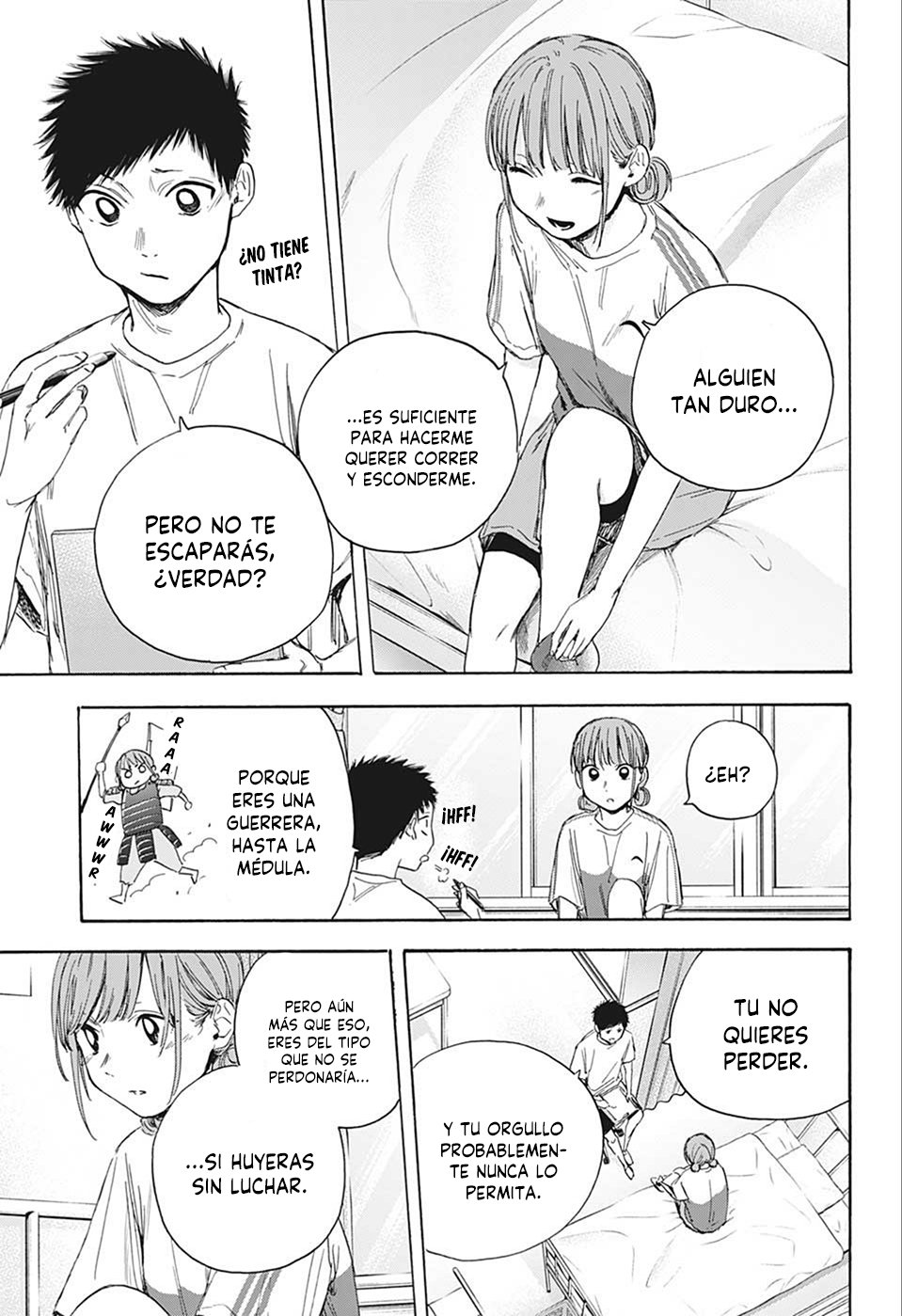 Ao no Hako Capitulo 18: Deséame suerte página 8