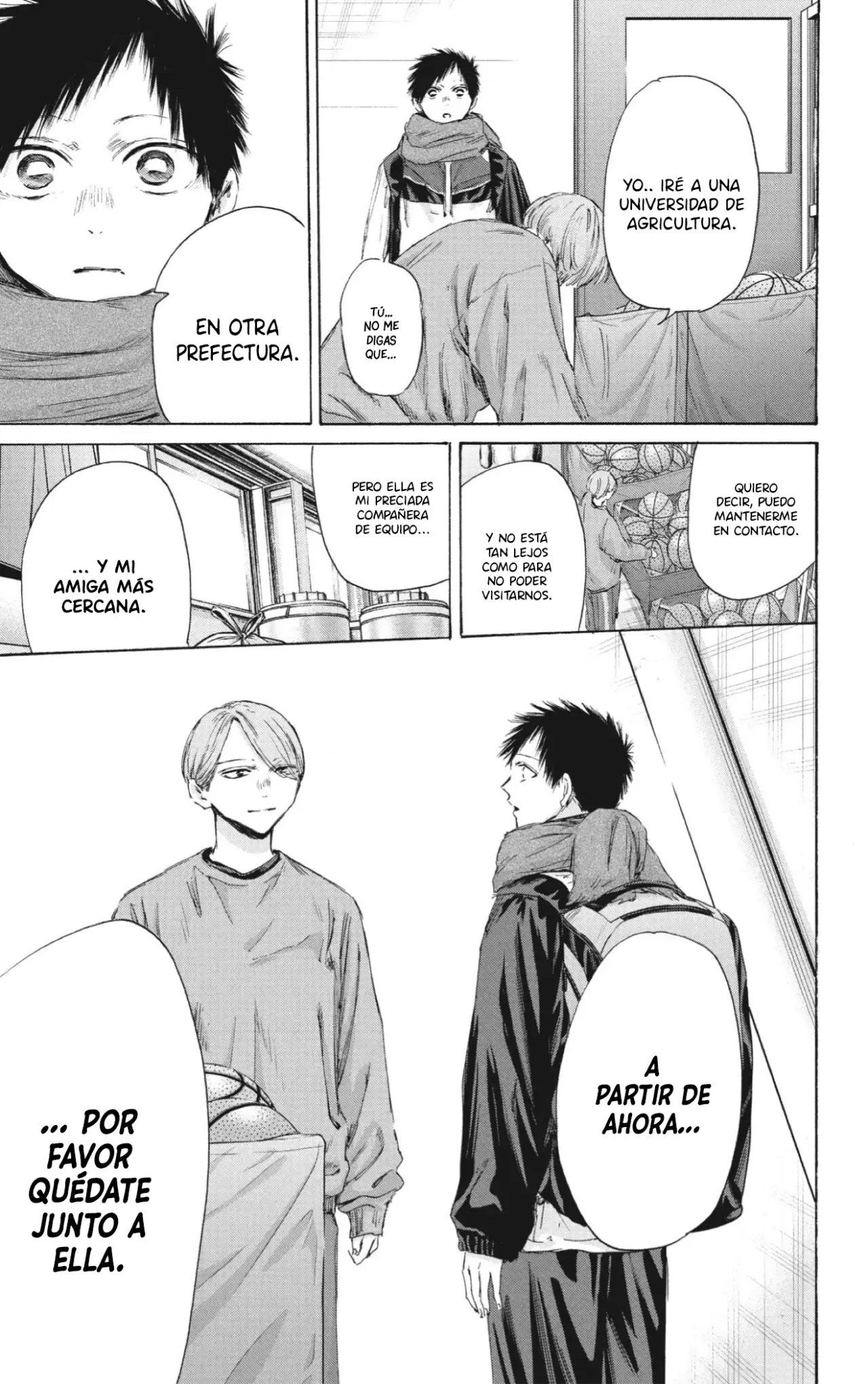 Ao no Hako Capitulo 187: Quédate junto a ella página 10