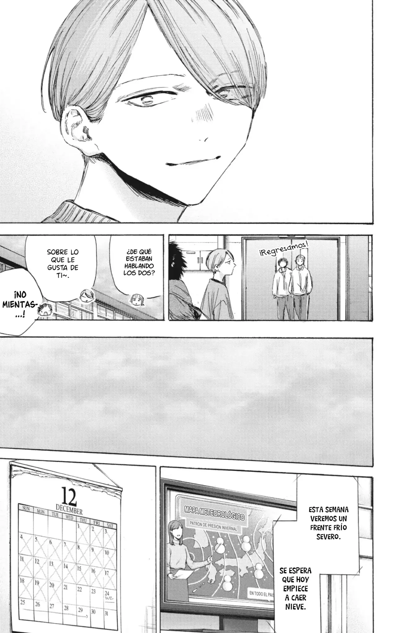 Ao no Hako Capitulo 187: Quédate junto a ella página 12