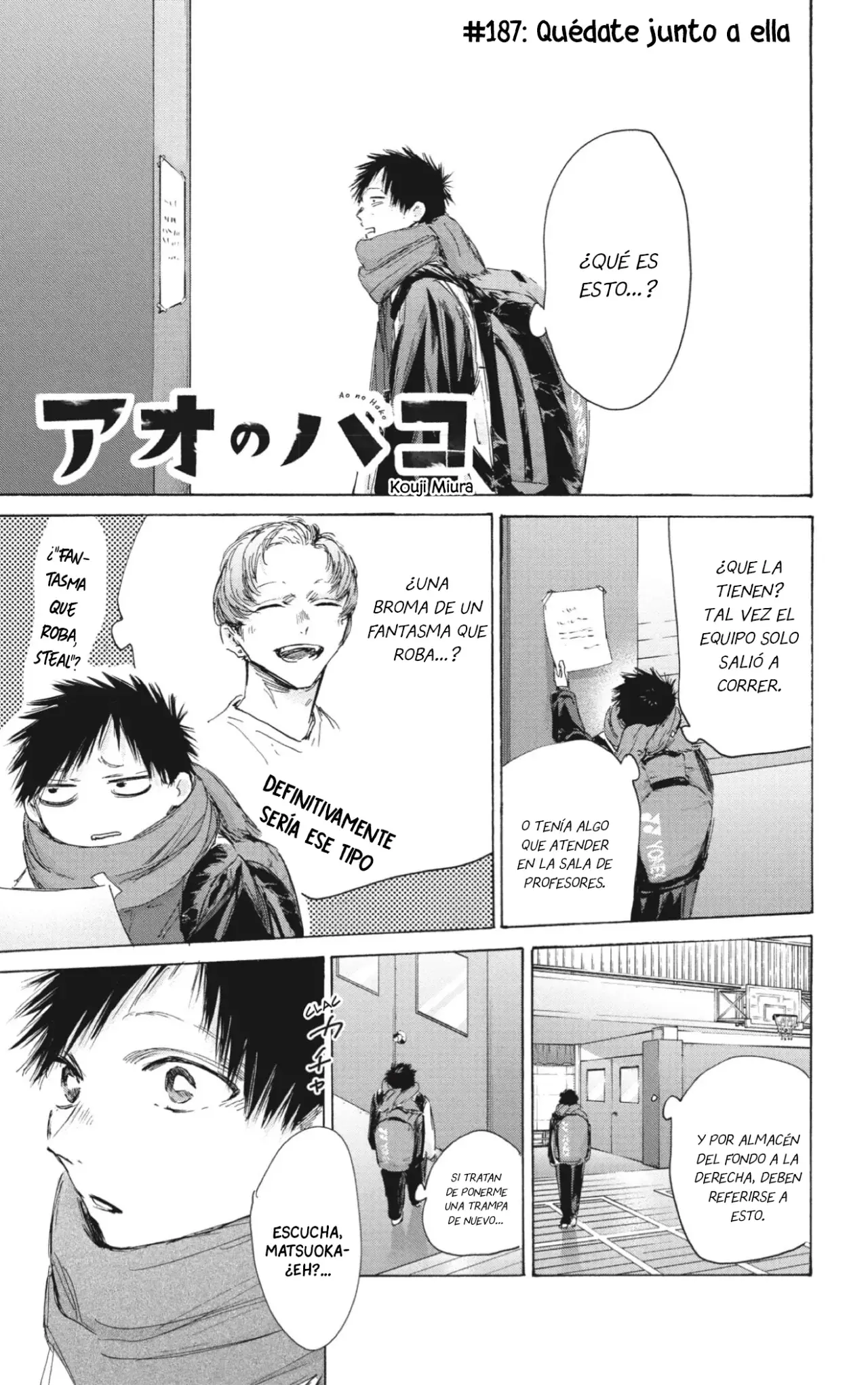 Ao no Hako Capitulo 187: Quédate junto a ella página 2