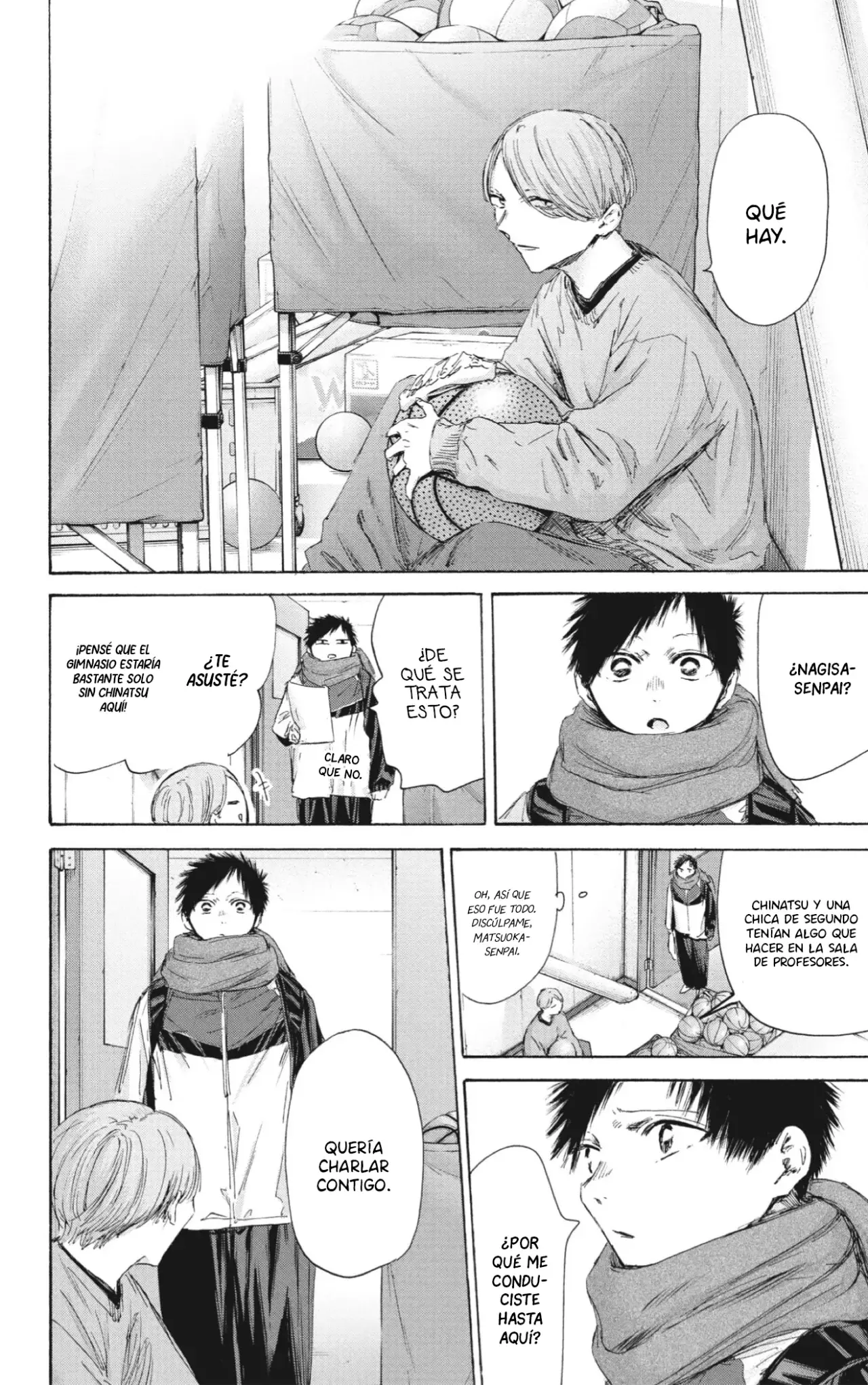 Ao no Hako Capitulo 187: Quédate junto a ella página 3