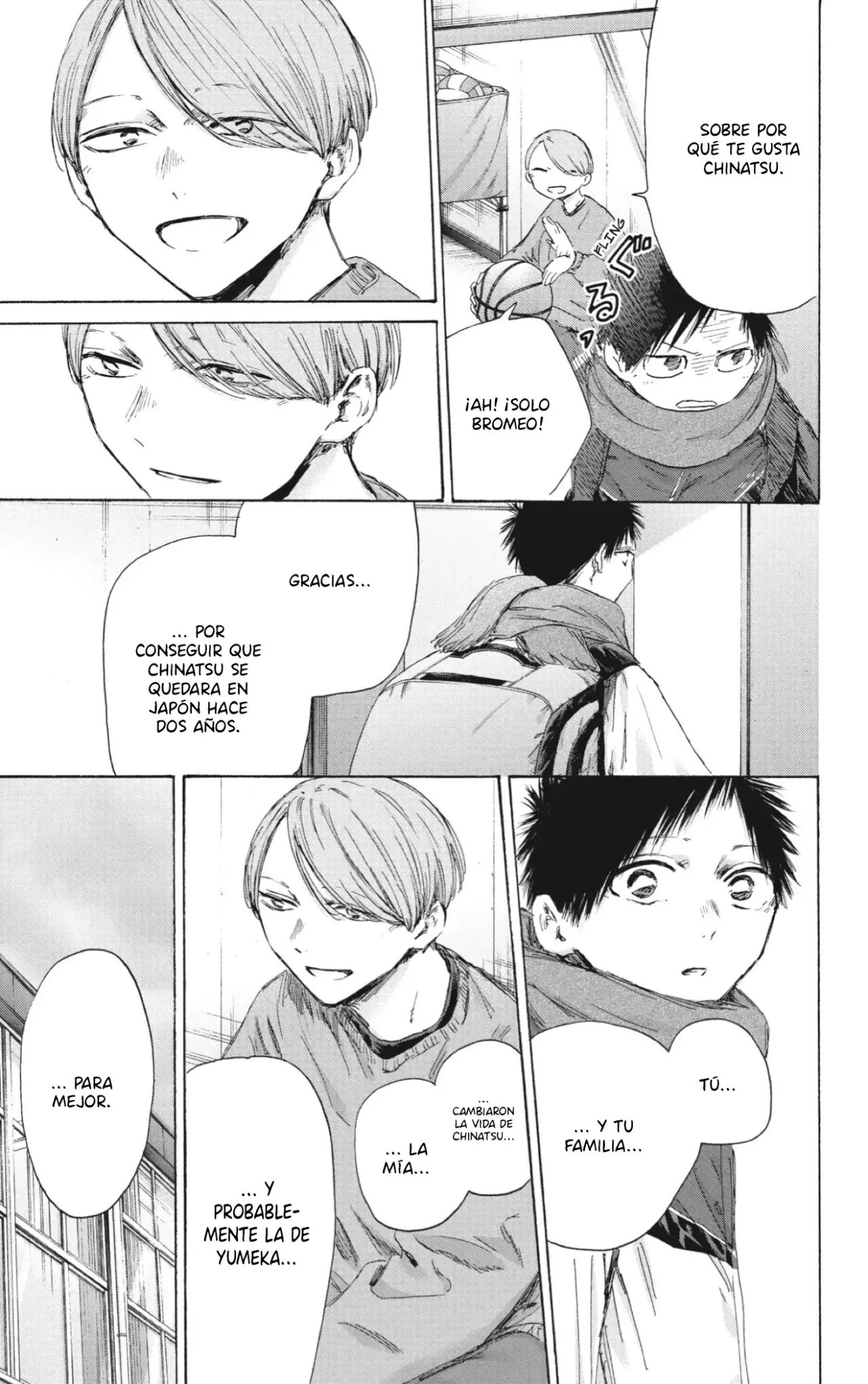 Ao no Hako Capitulo 187: Quédate junto a ella página 4