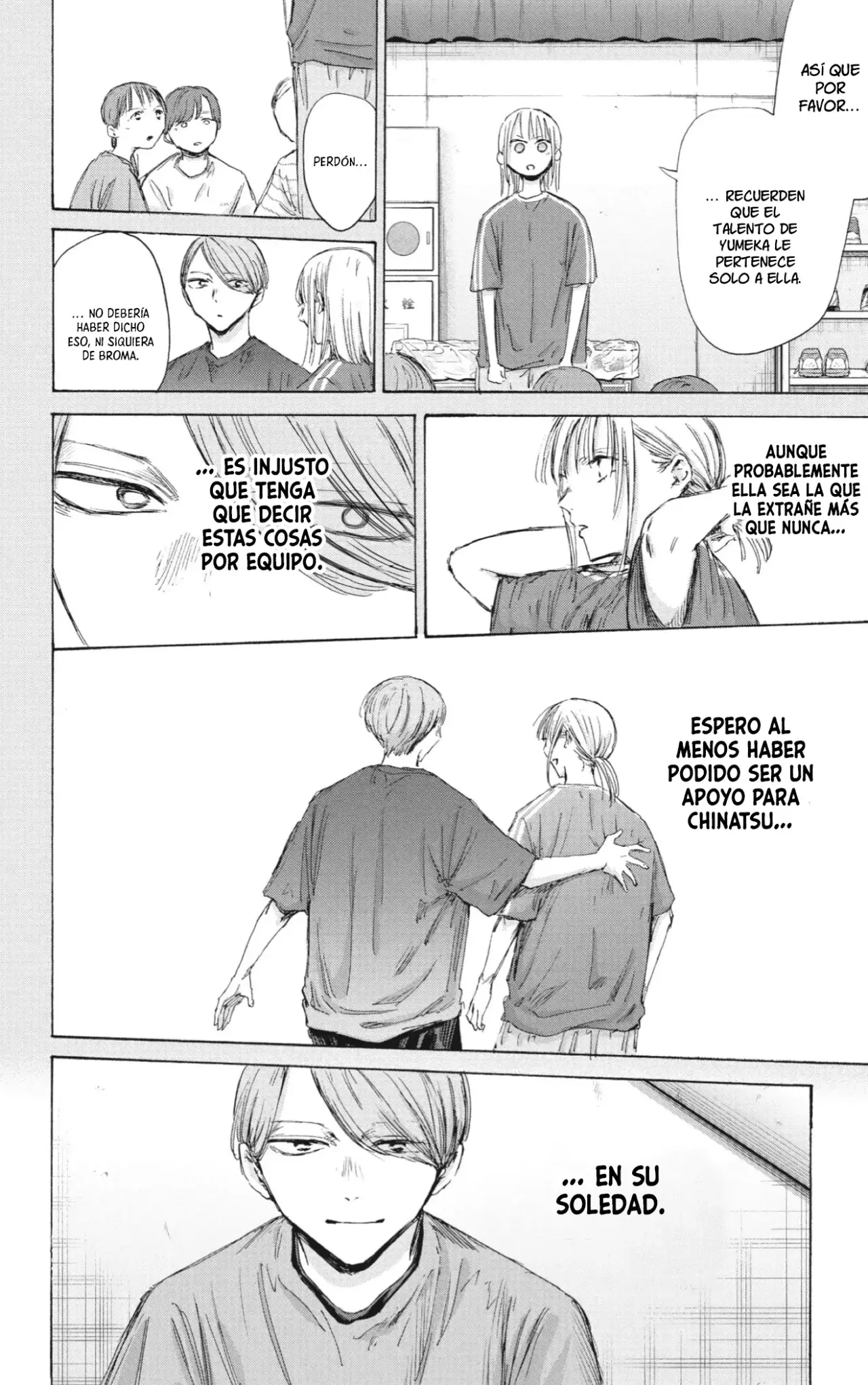 Ao no Hako Capitulo 187: Quédate junto a ella página 9