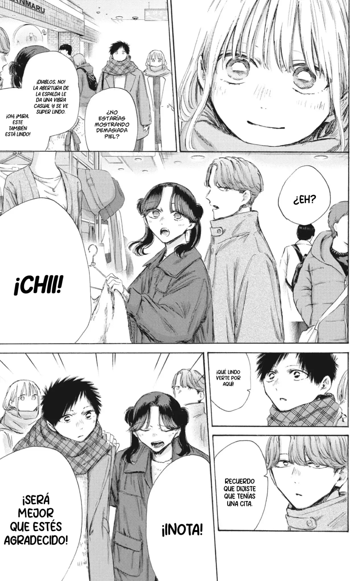 Ao no Hako Capitulo 195: Quédate aquí página 4