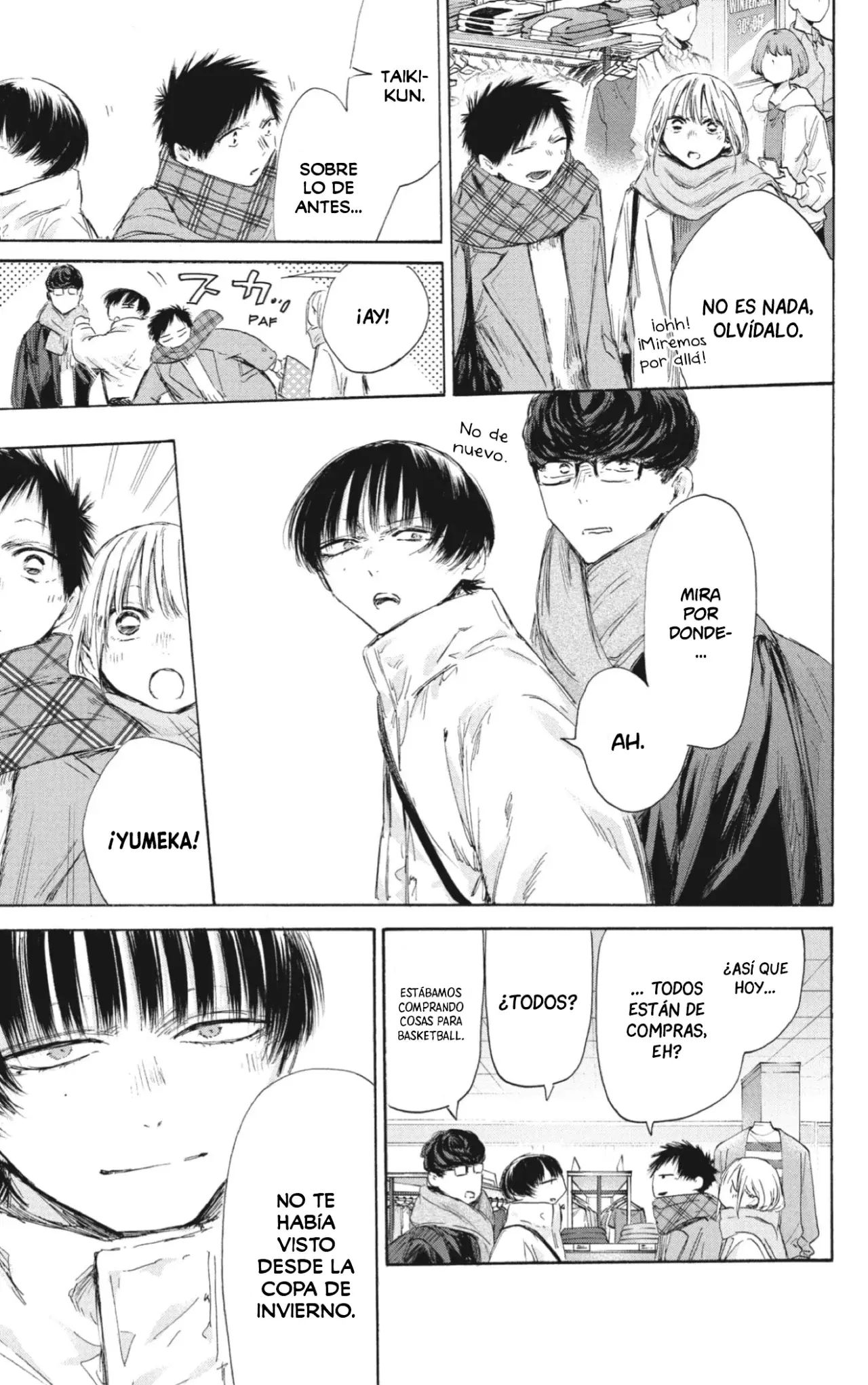 Ao no Hako Capitulo 195: Quédate aquí página 6