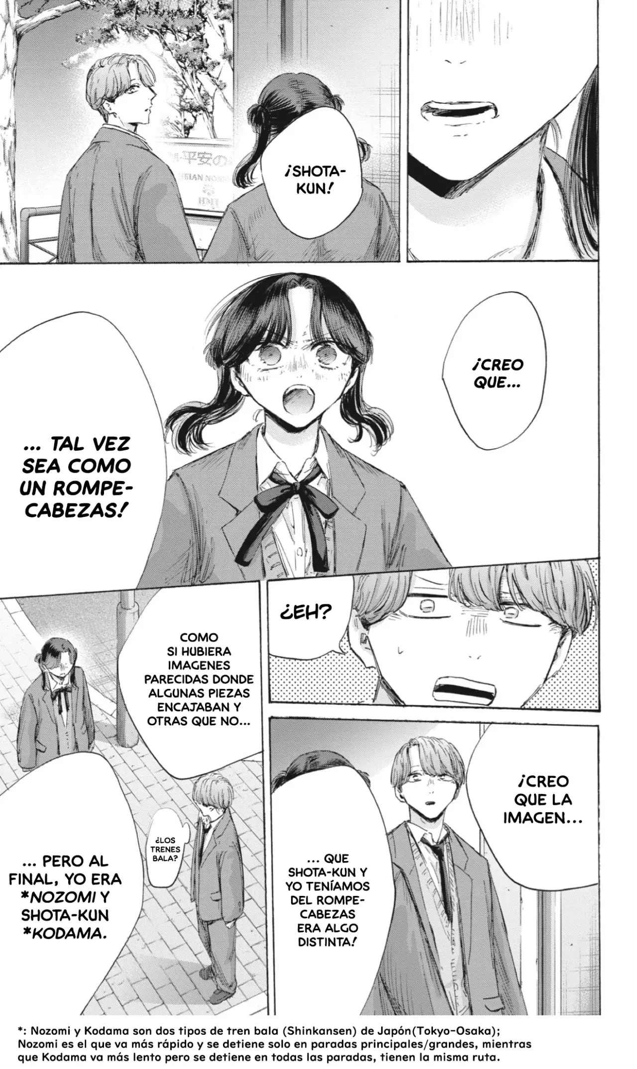 Ao no Hako Capitulo 203: Rompecabezas página 8