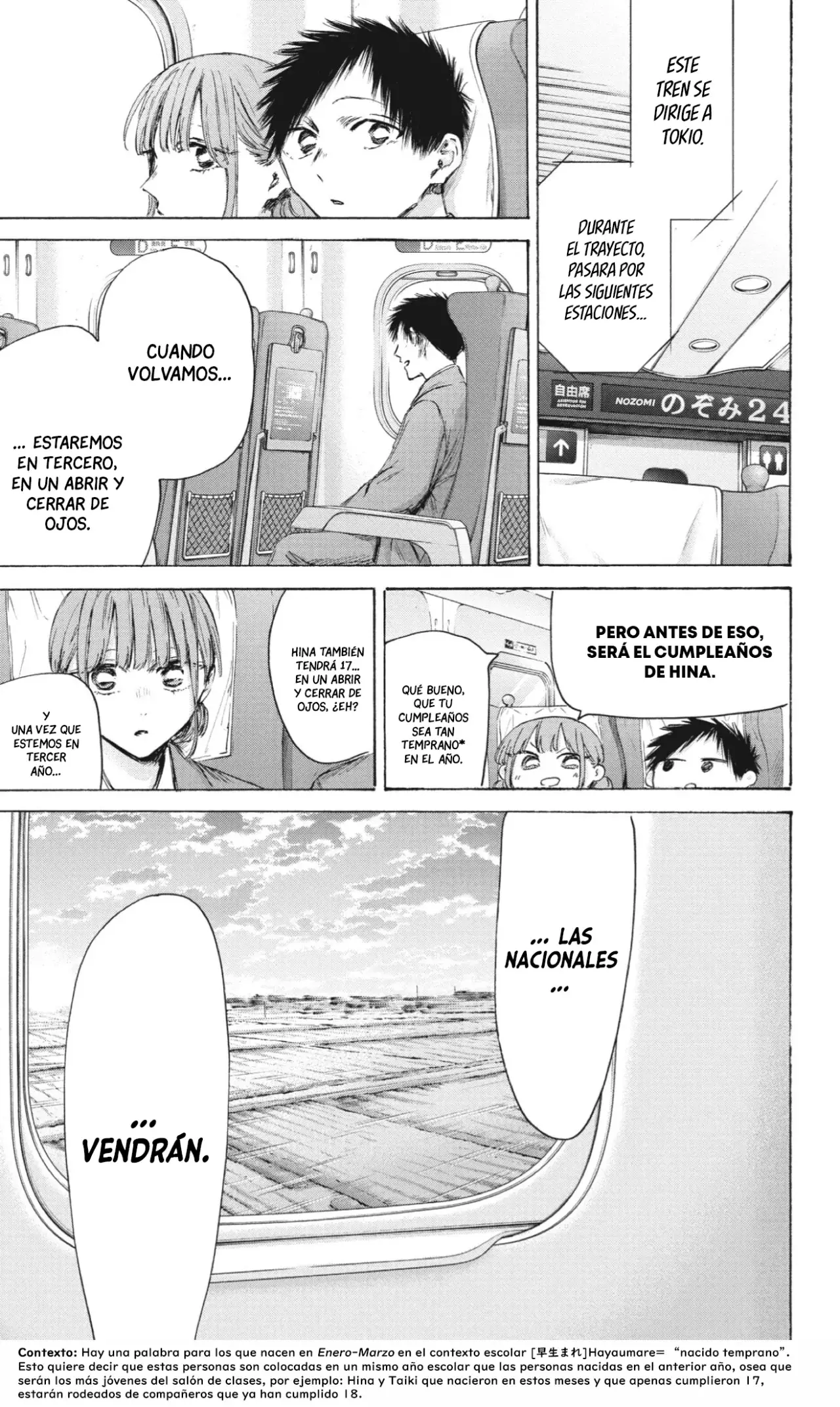 Ao no Hako Capitulo 206: Todavía no página 6