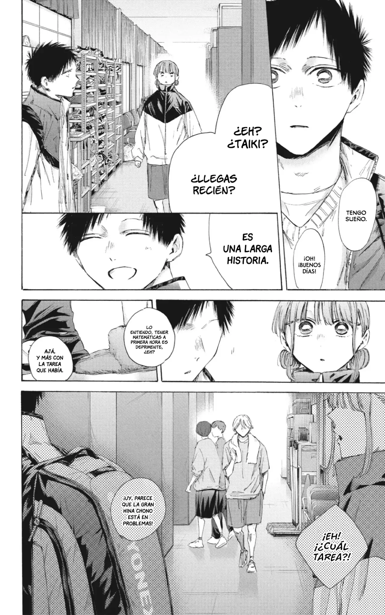 Ao no Hako Capitulo 215: Linda juventud página 7