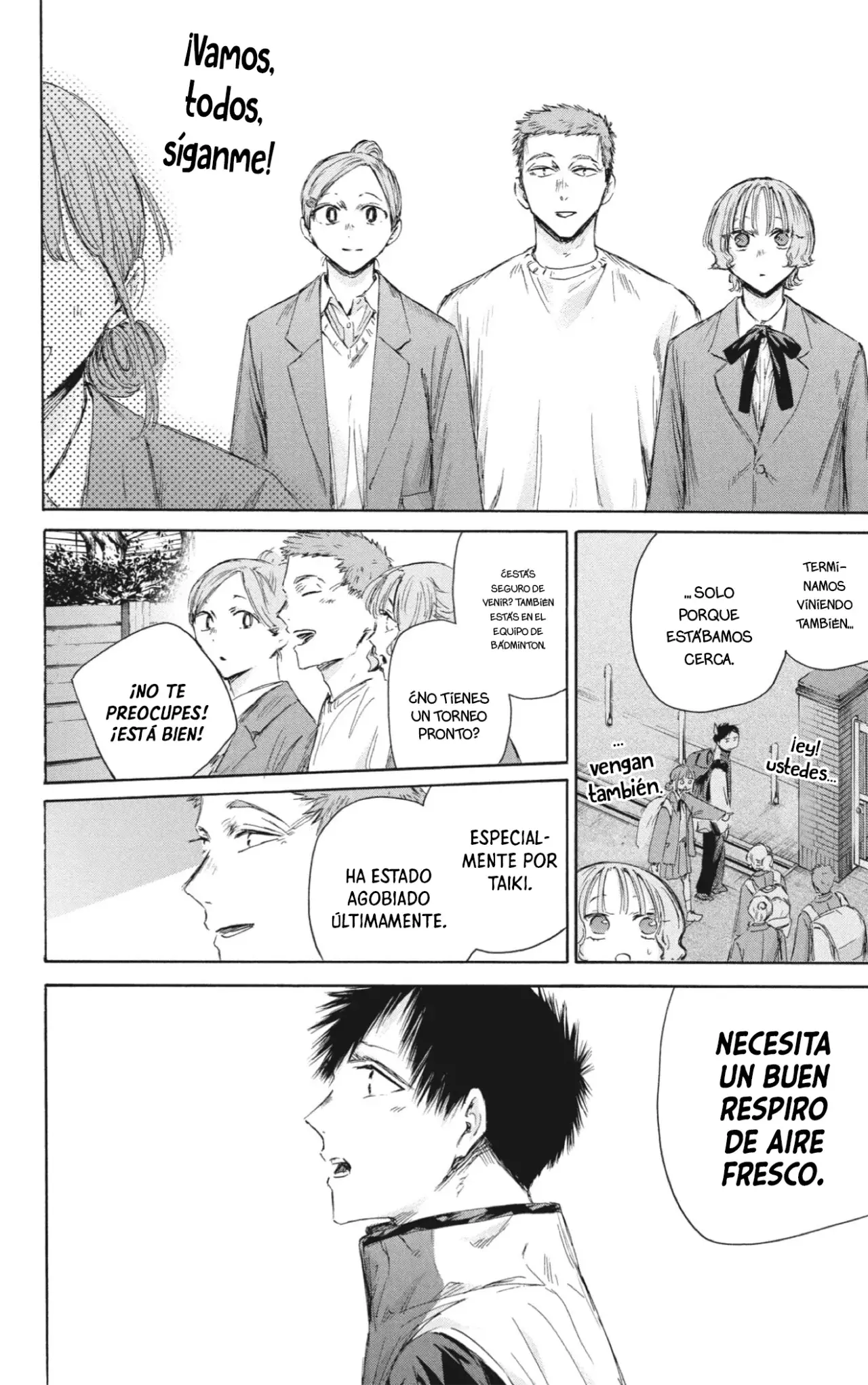 Ao no Hako Capitulo 217: ¿Tomamos un desvío? página 3
