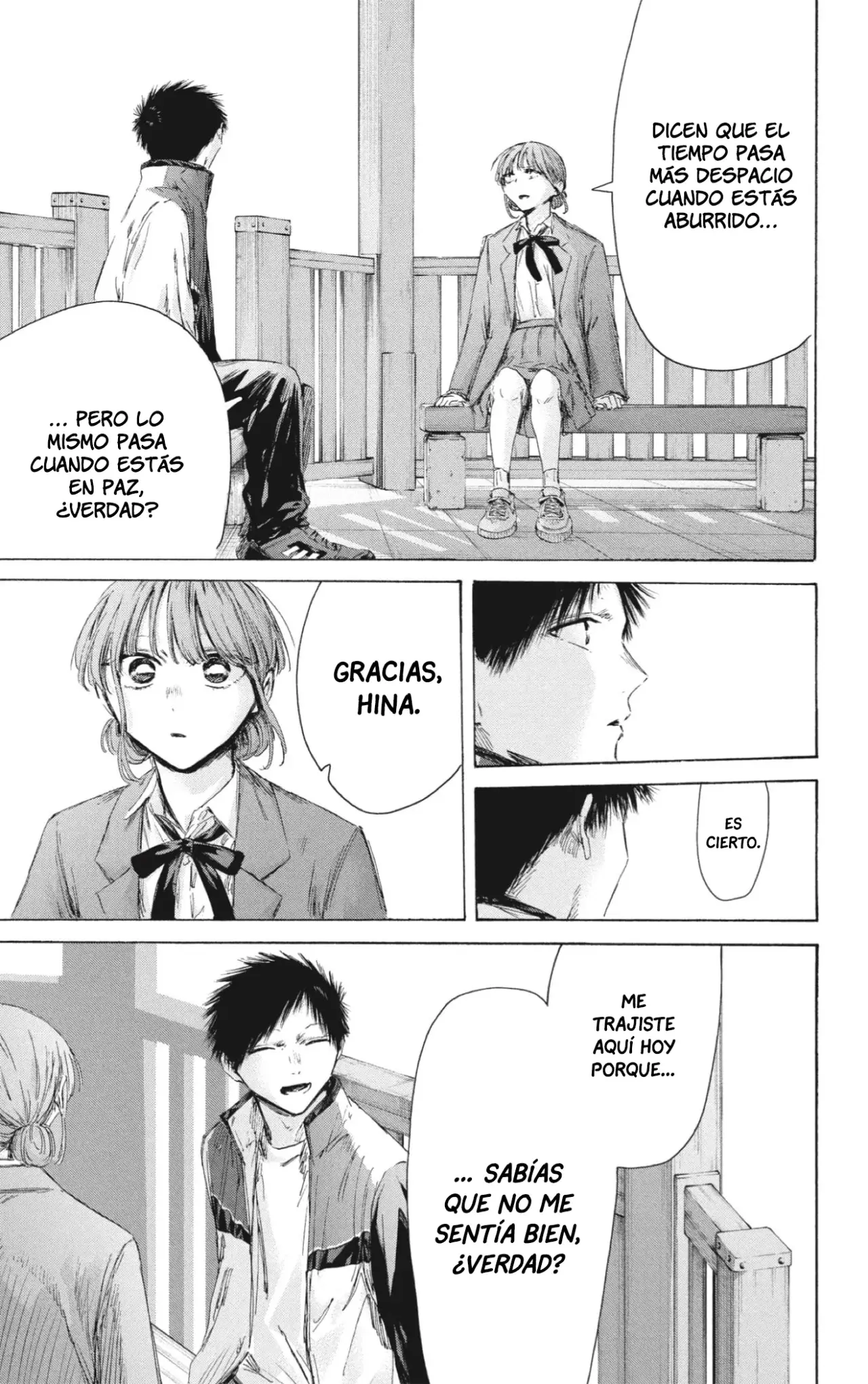 Ao no Hako Capitulo 218: Un lugar lleno de recuerdos página 4