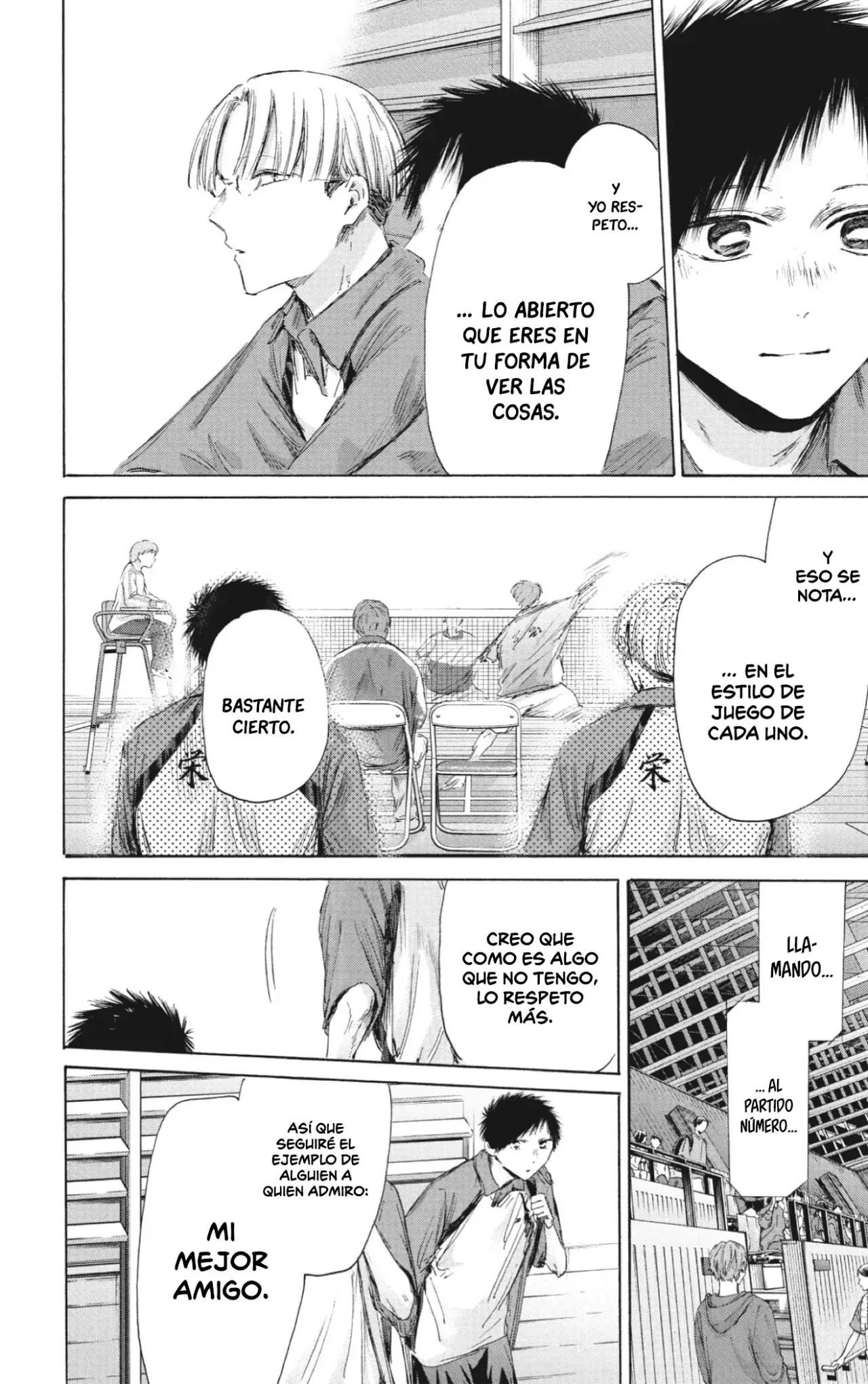 Ao no Hako Capitulo 222: DEFINITIVAMENTE GANARÉ página 5