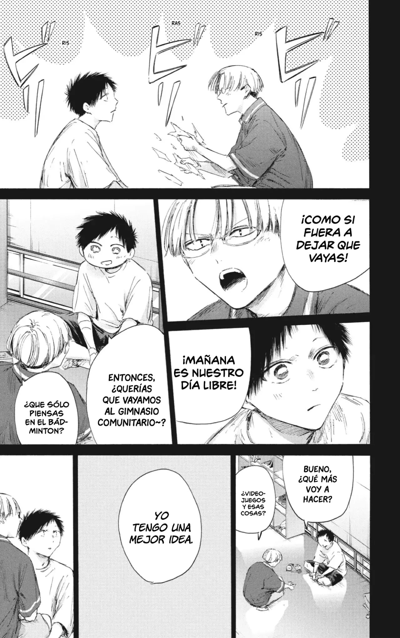 Ao no Hako Capitulo 223: La primera página de una aventura. página 14