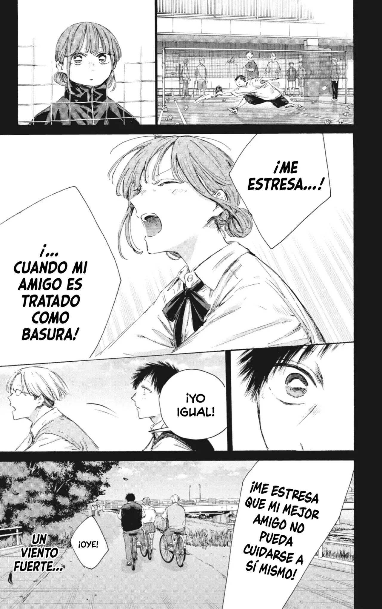 Ao no Hako Capitulo 223: La primera página de una aventura. página 18