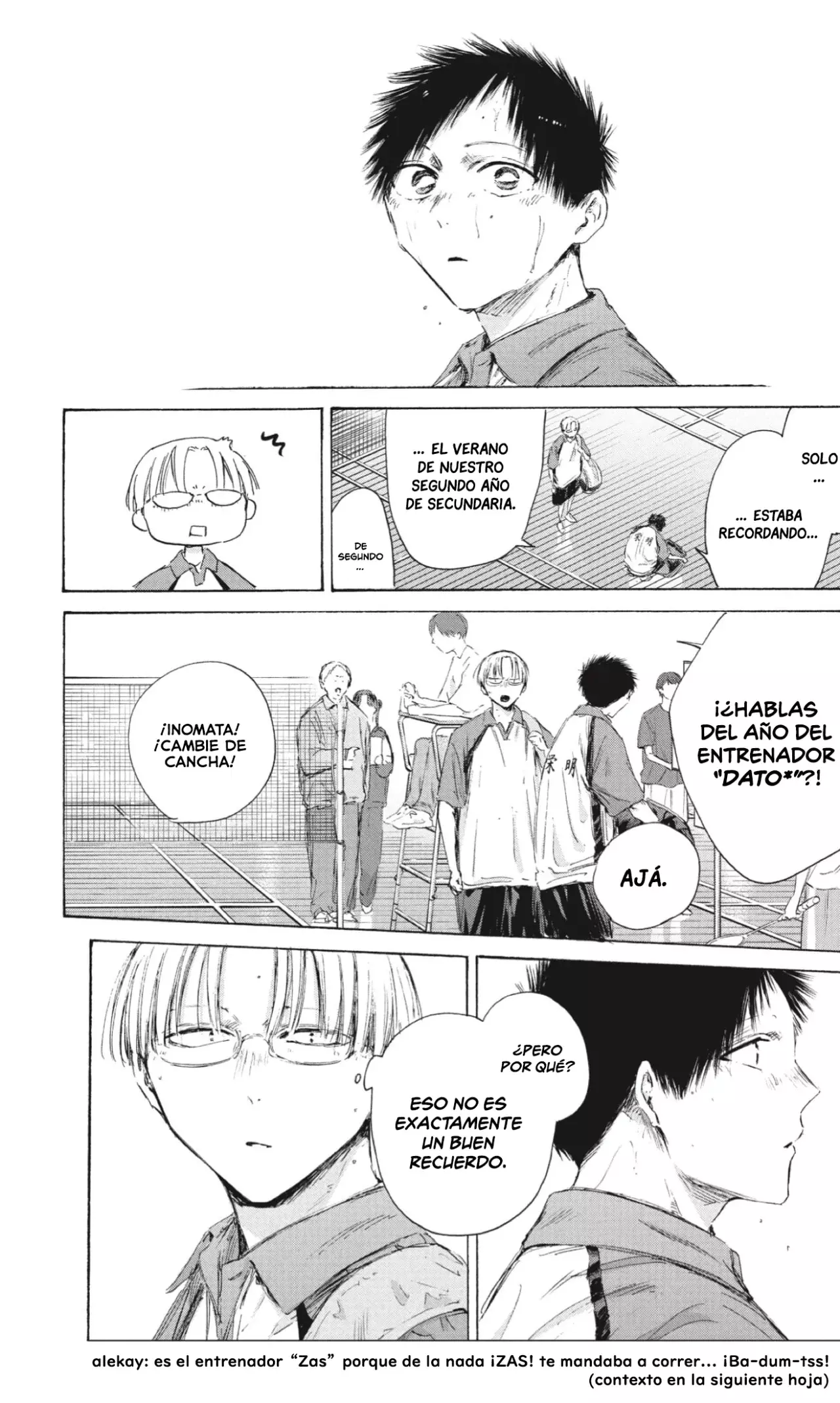 Ao no Hako Capitulo 223: La primera página de una aventura. página 7