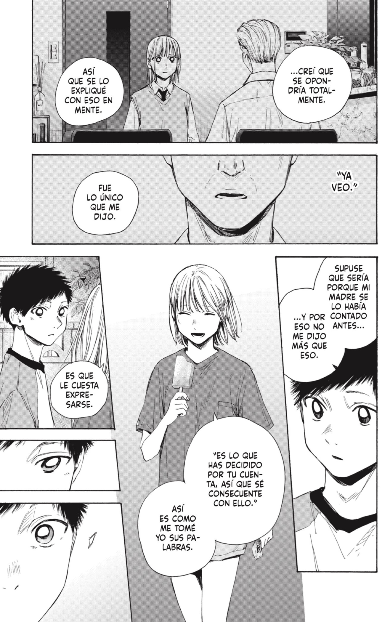 Ao no Hako Capitulo 29: No es algo bueno página 7