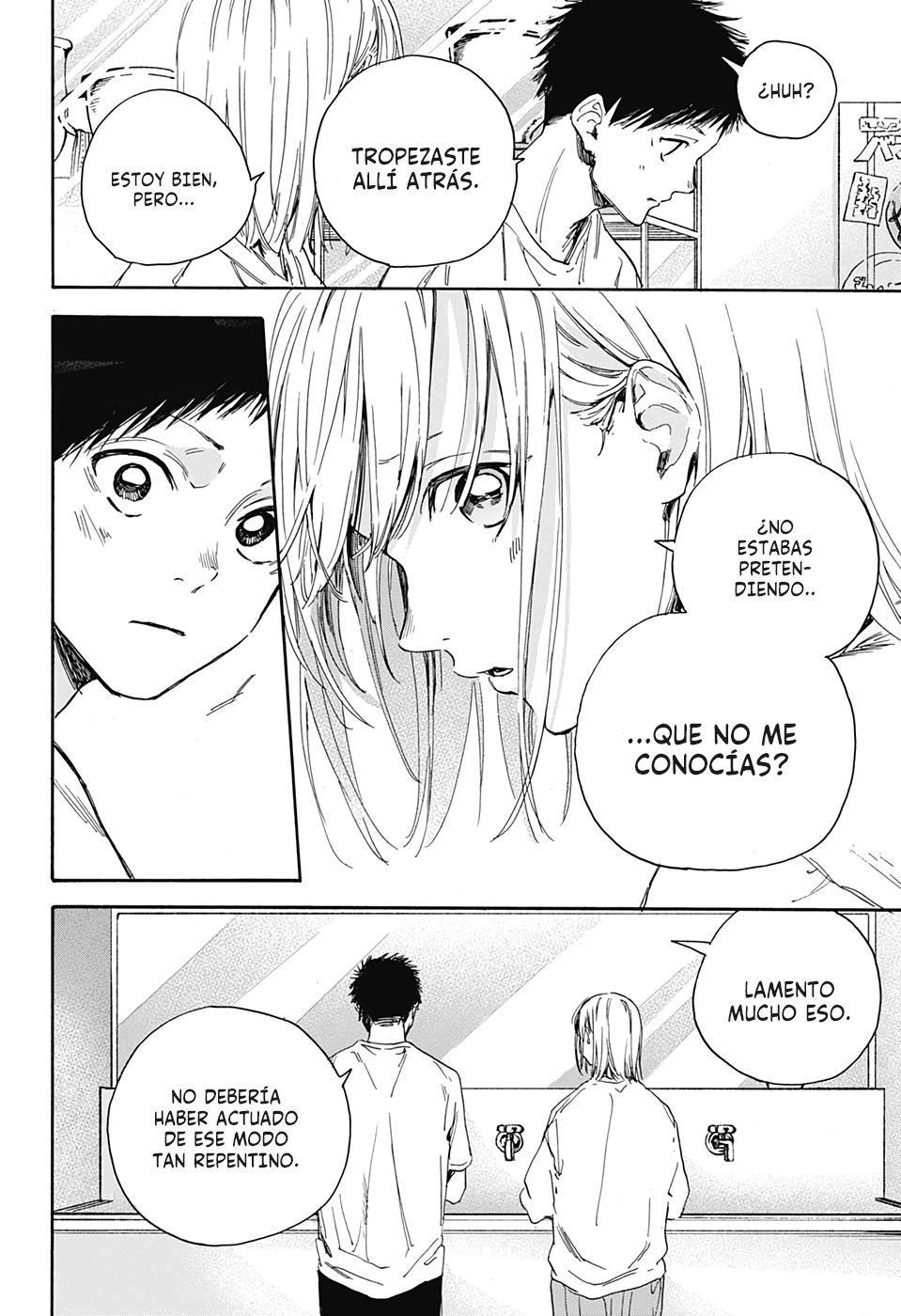 Ao no Hako Capitulo 3: Pretendiendo ser un extraño página 19