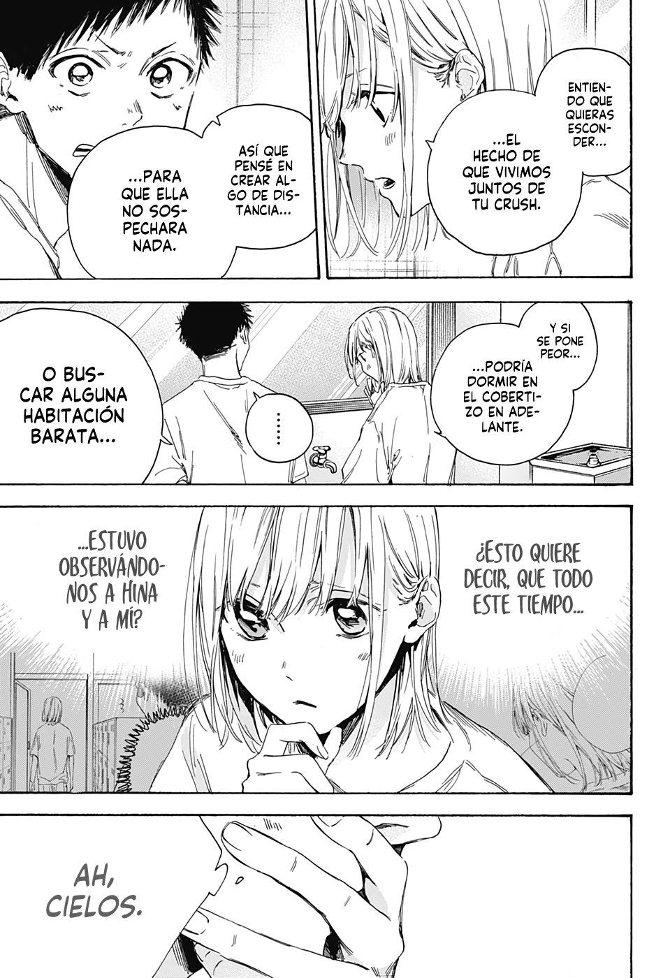 Ao no Hako Capitulo 3: Pretendiendo ser un extraño página 22