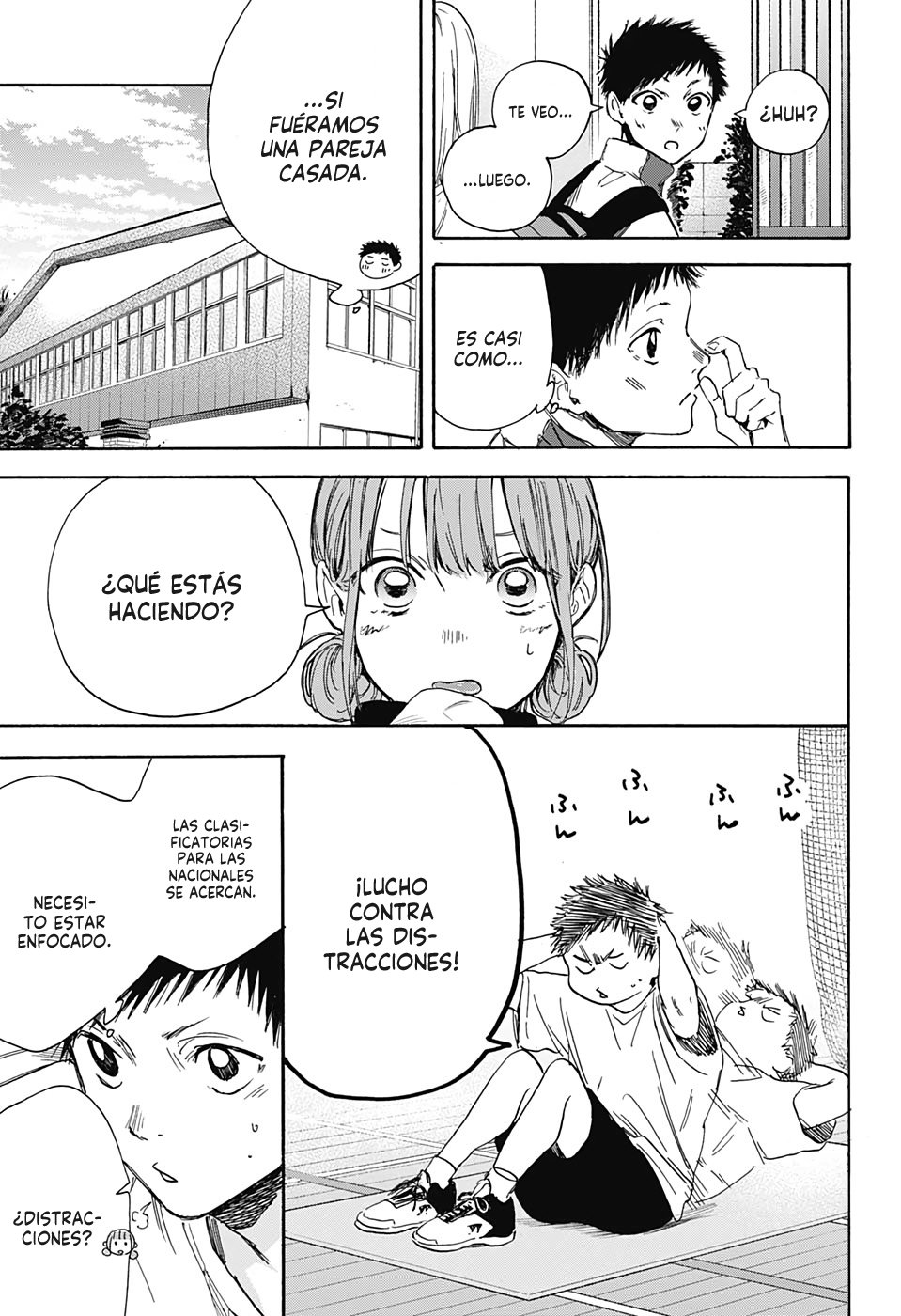 Ao no Hako Capitulo 3: Pretendiendo ser un extraño página 4