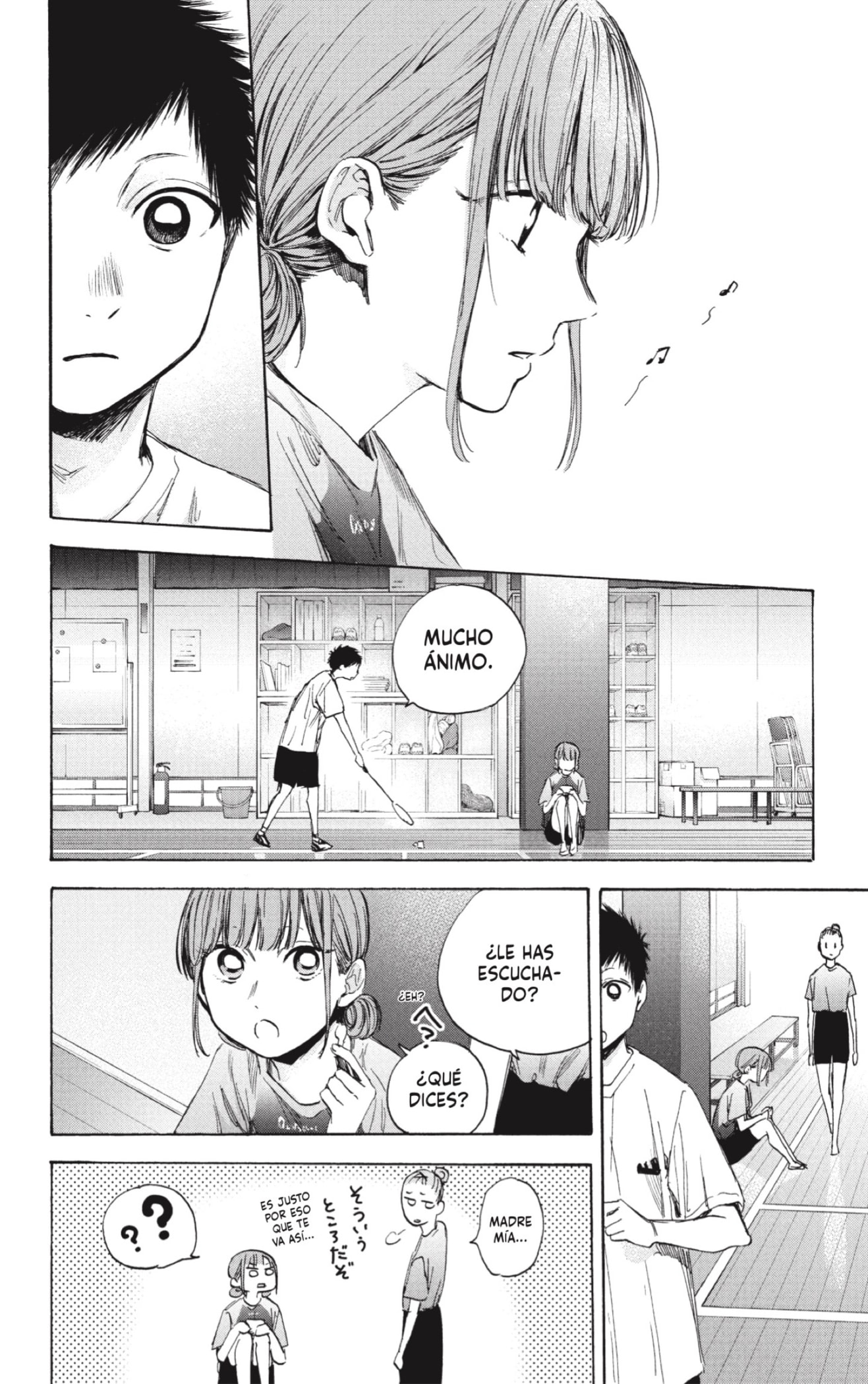 Ao no Hako Capitulo 37: "¡Holaaaa!" página 8