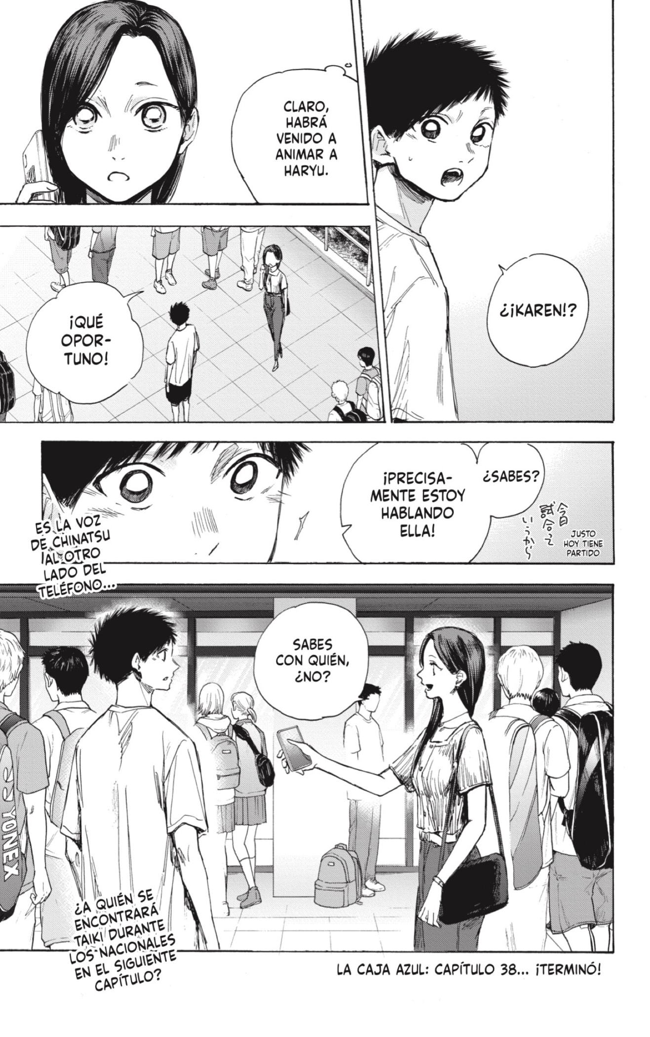 Ao no Hako Capitulo 38: Sabes coquetear ¿eh? página 19