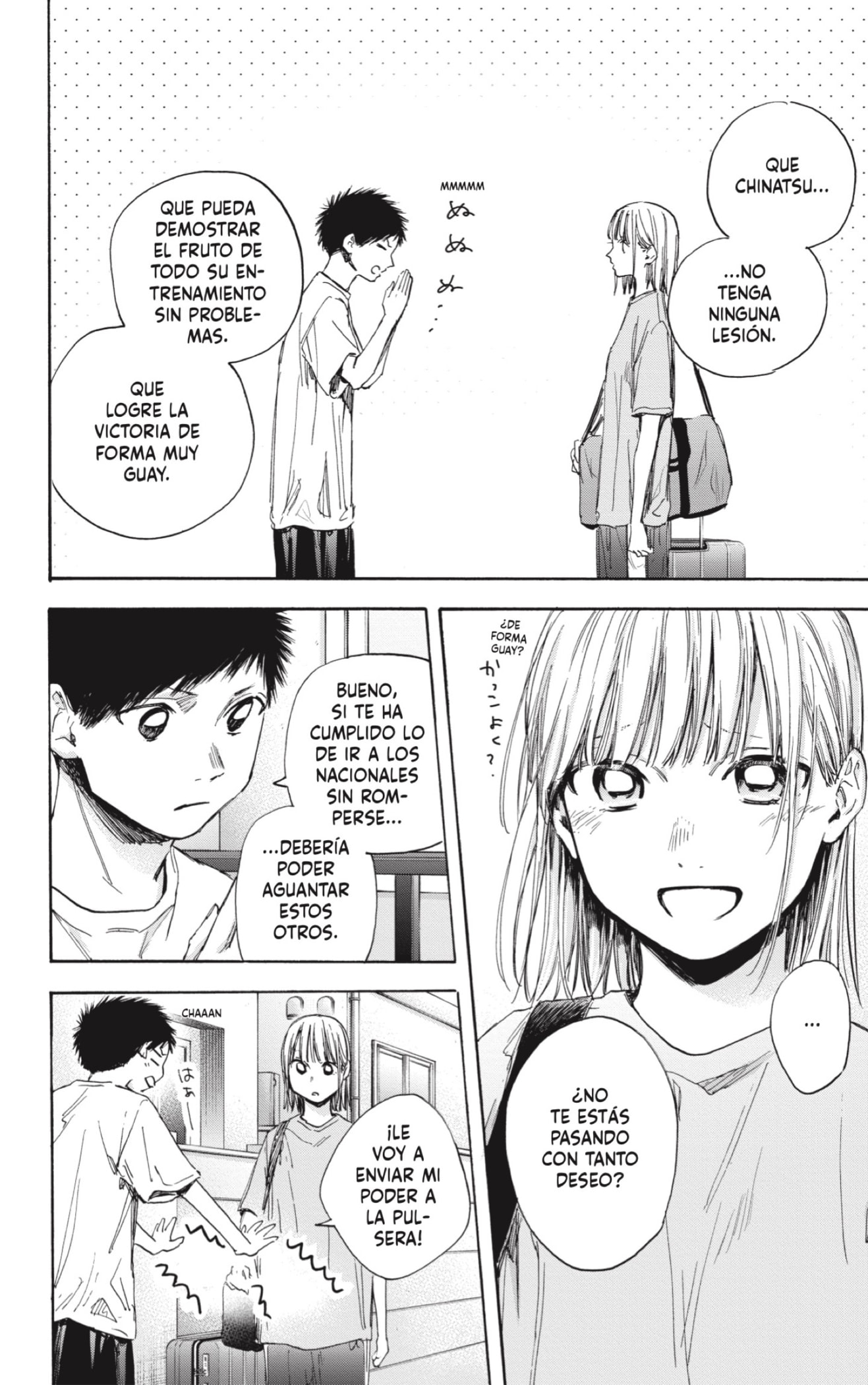 Ao no Hako Capitulo 38: Sabes coquetear ¿eh? página 4