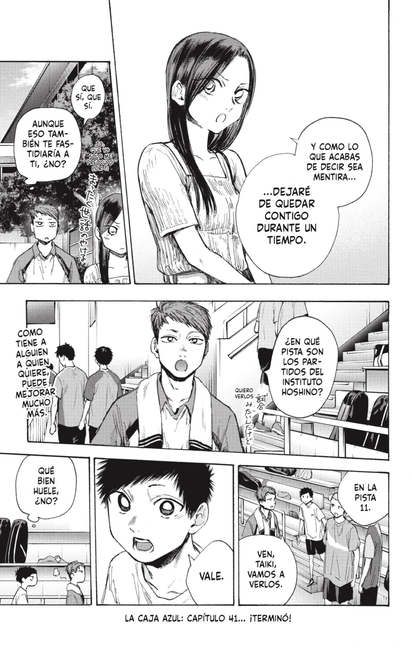 Ao no Hako Capitulo 41: Quiero jugar un partido de ida y vuelta página 19