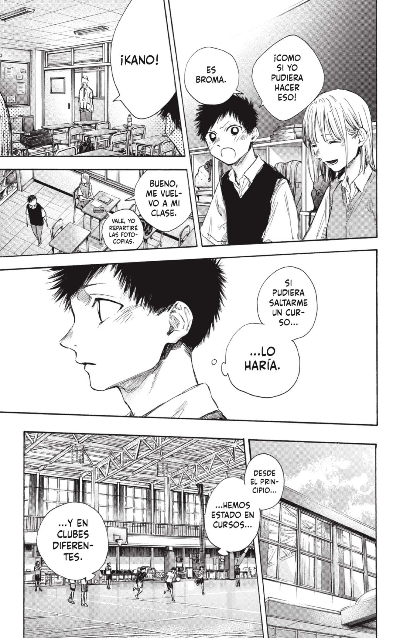 Ao no Hako Capitulo 48: Si un año no nos separara página 21