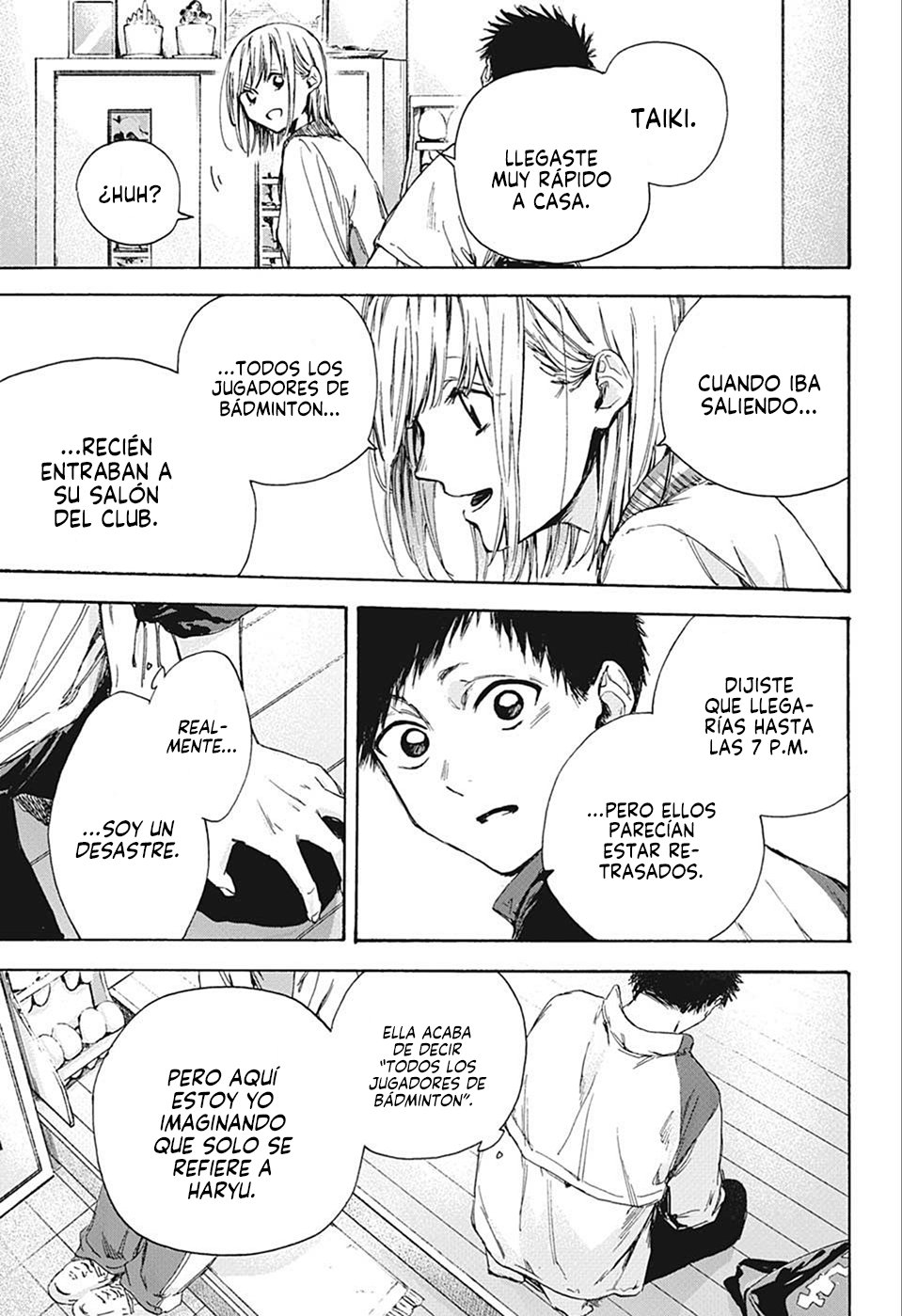Ao no Hako Capitulo 5: Como la llamo página 14