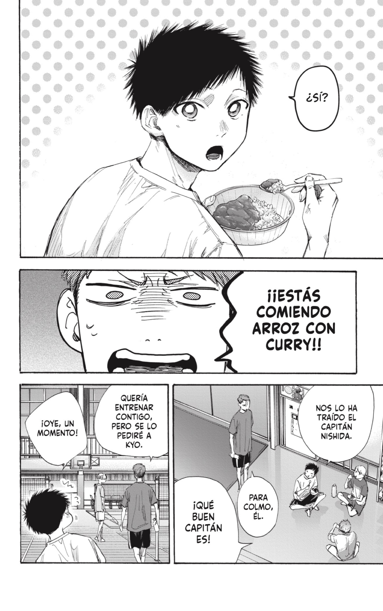 Ao no Hako Capitulo 54: Hidratado. página 16