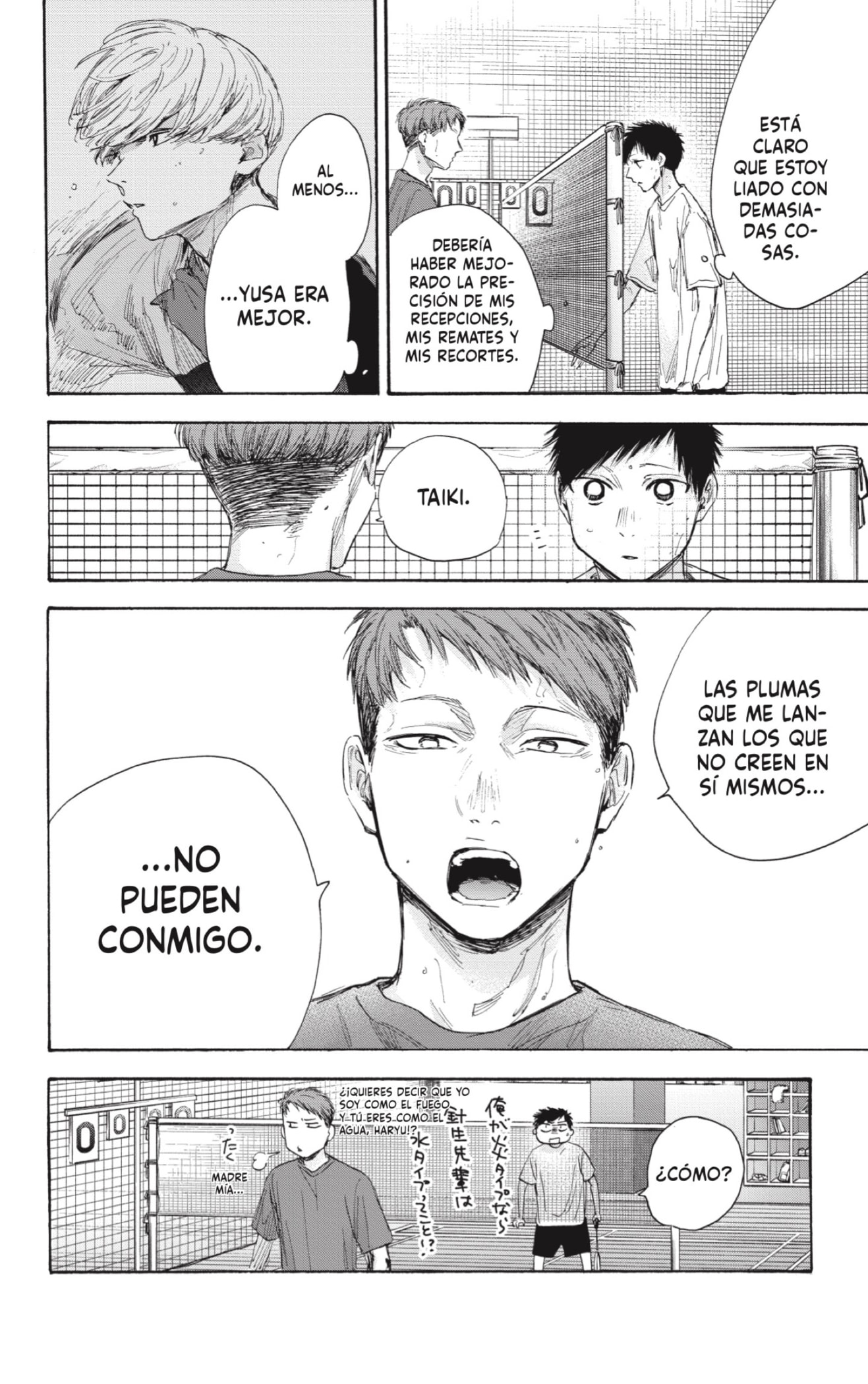 Ao no Hako Capitulo 54: Hidratado. página 8