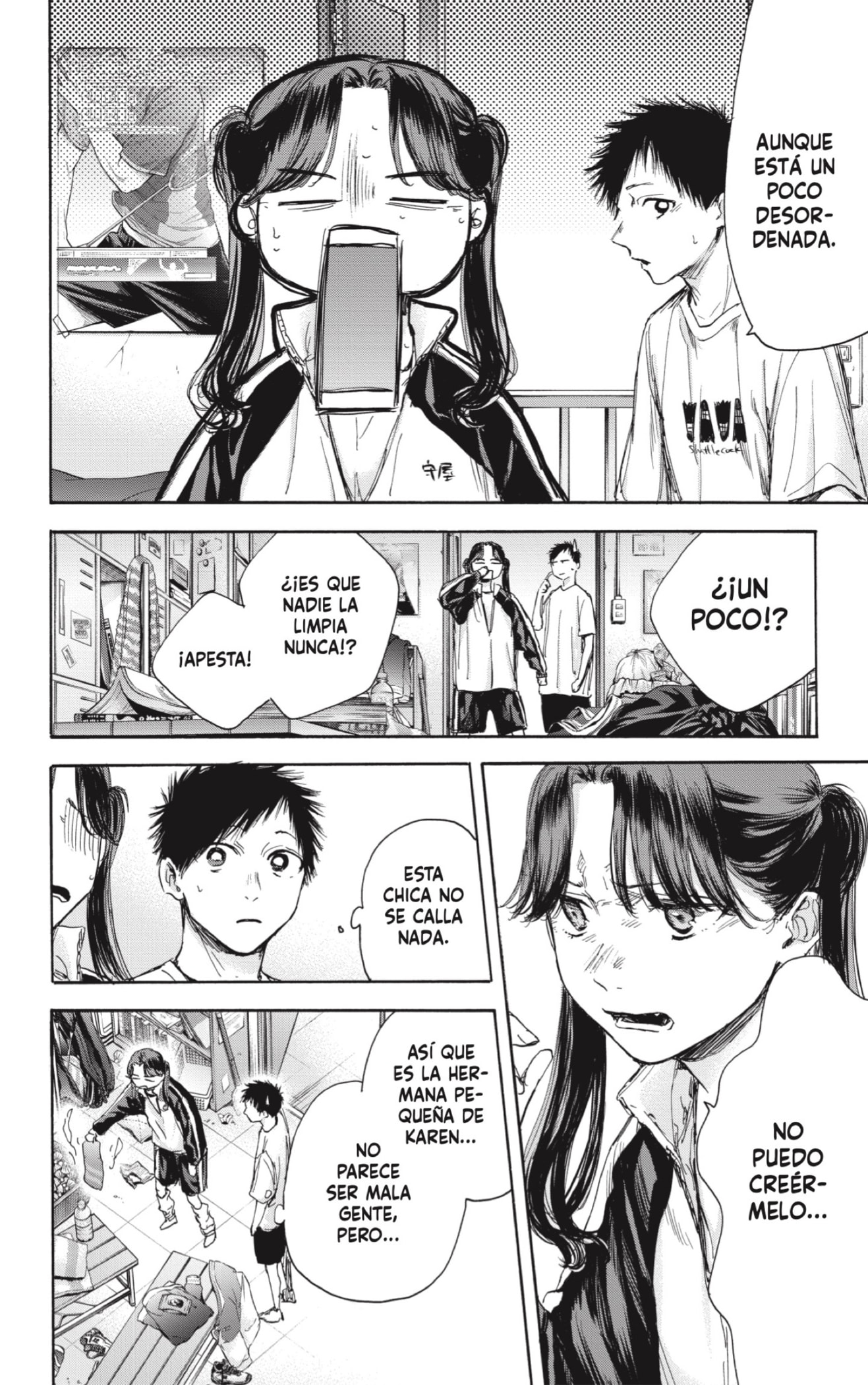 Ao no Hako Capitulo 68: La manager página 6