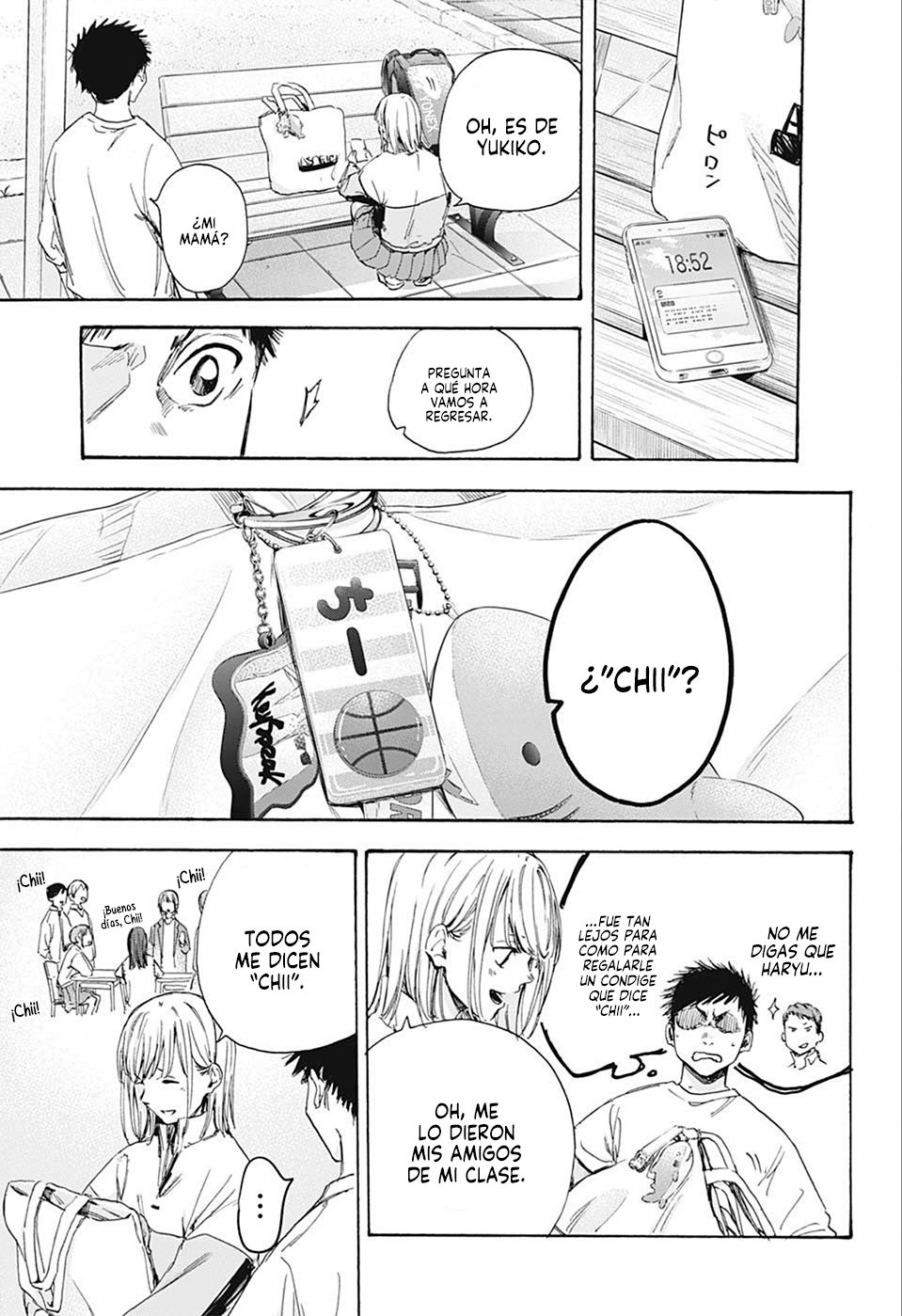 Ao no Hako Capitulo 7: Estarás bien página 19