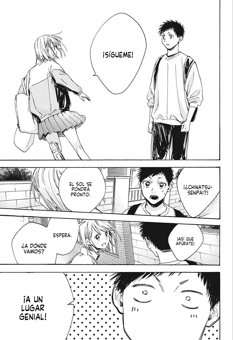 Ao no Hako Capitulo 7: Estarás bien página 8