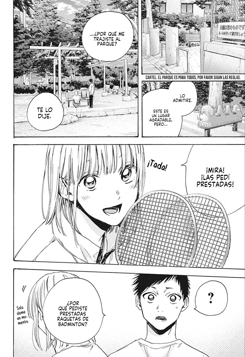 Ao no Hako Capitulo 7: Estarás bien página 9