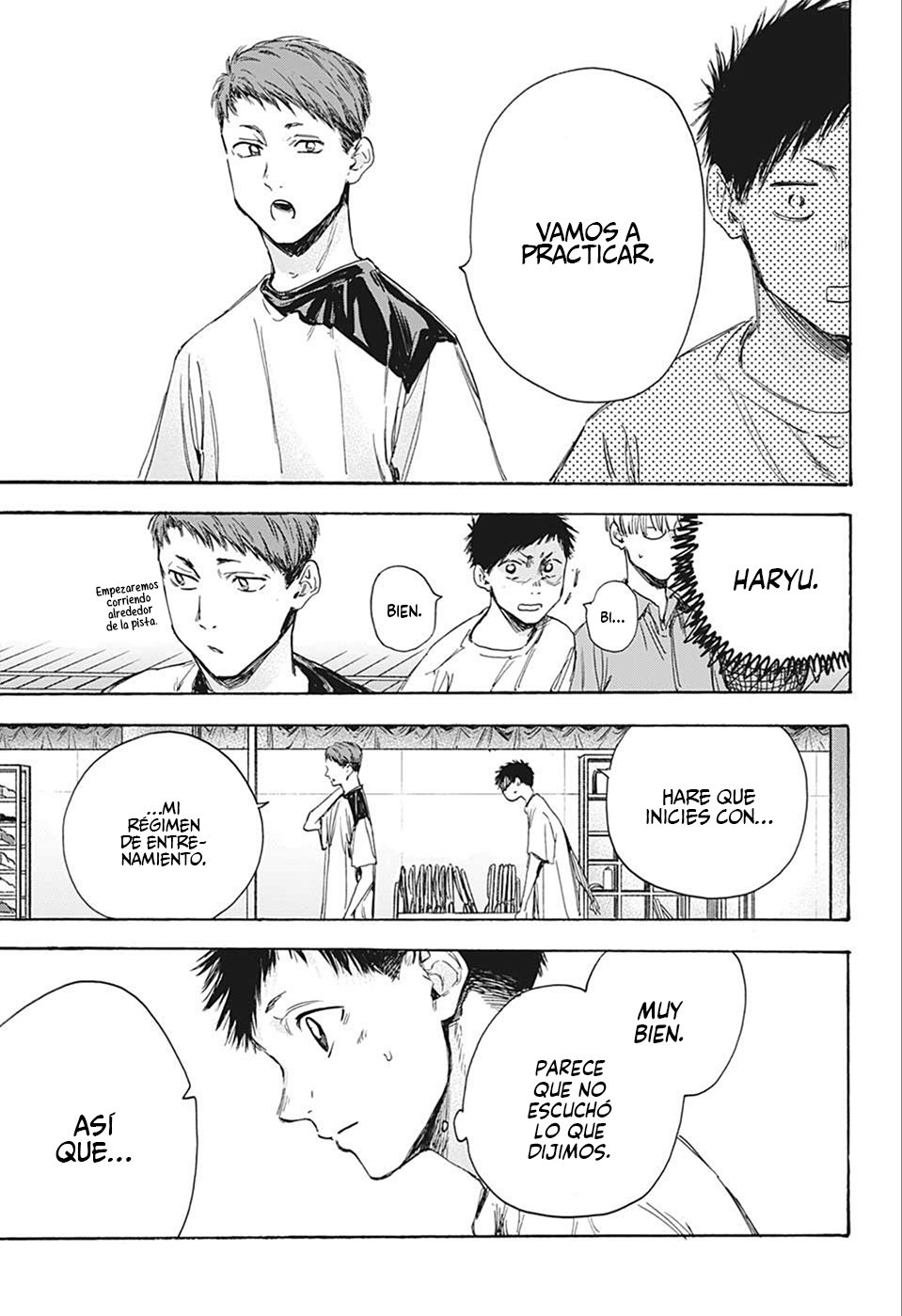 Ao no Hako Capitulo 8: Dobles página 4